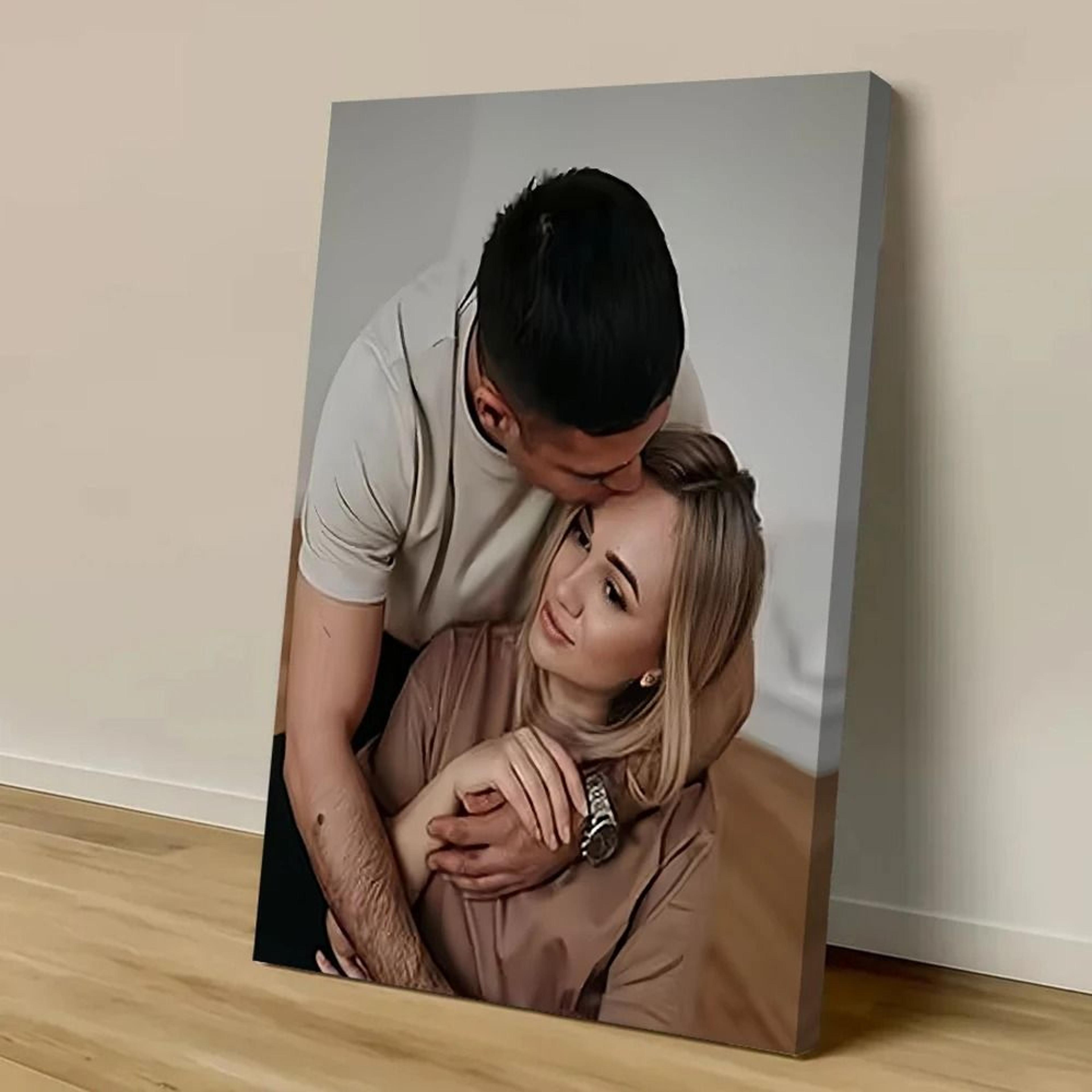 custom canvas print wall art personalised photo poster for wedding & family