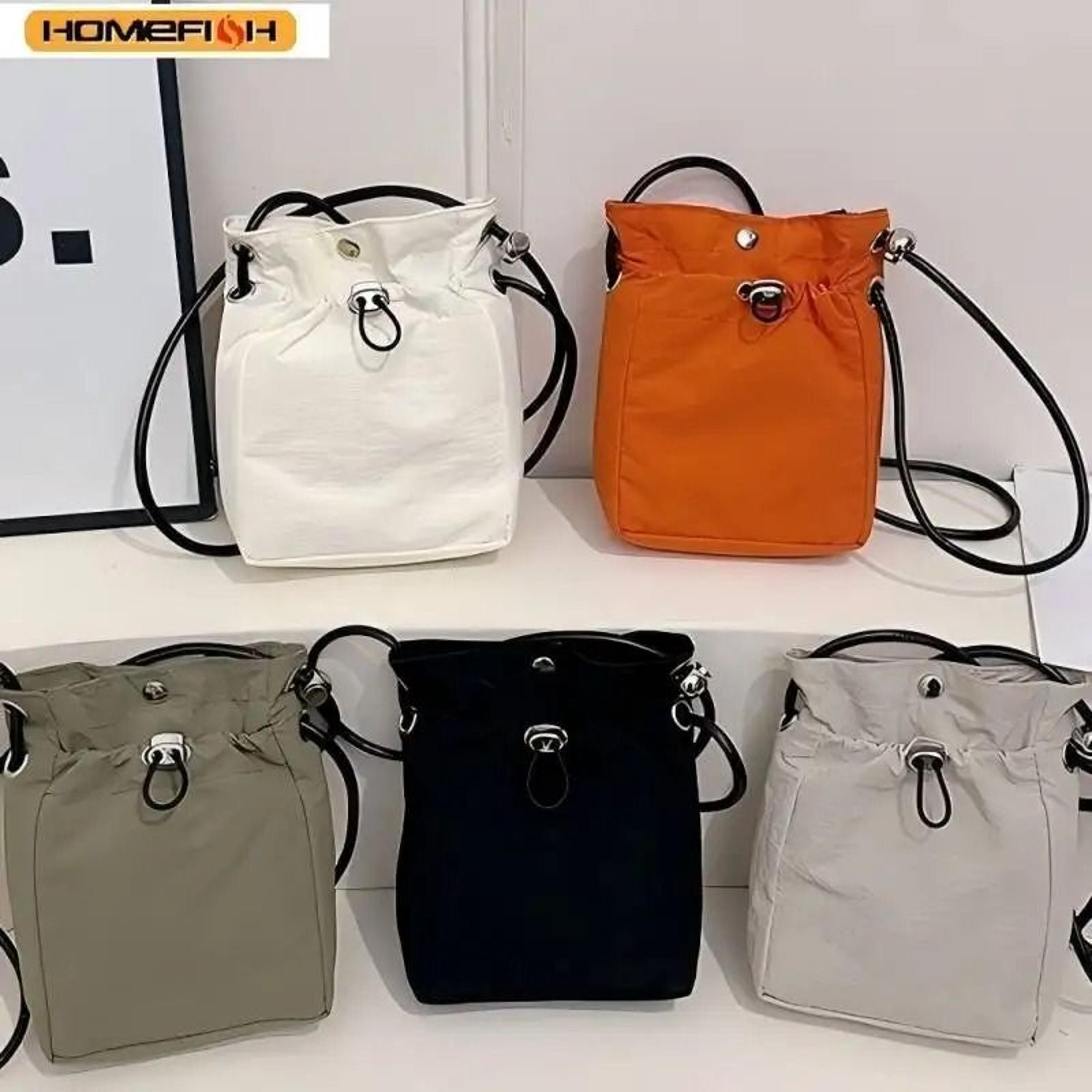 homefish soft nylon mini crossbody bag multifunctional phone wallet shoulder messenger purse