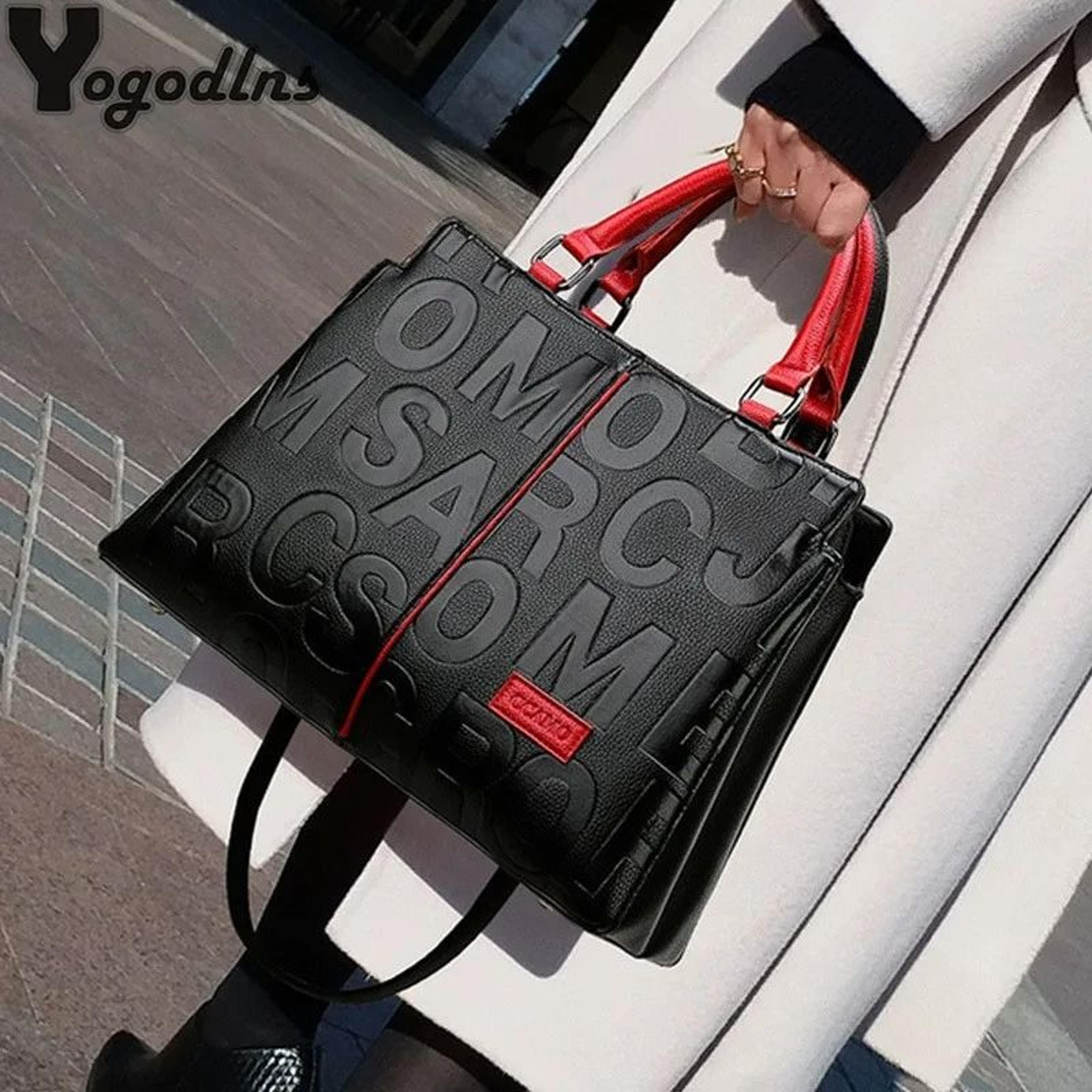 womens large capacity pu leather casual crossbody bag & designer tote