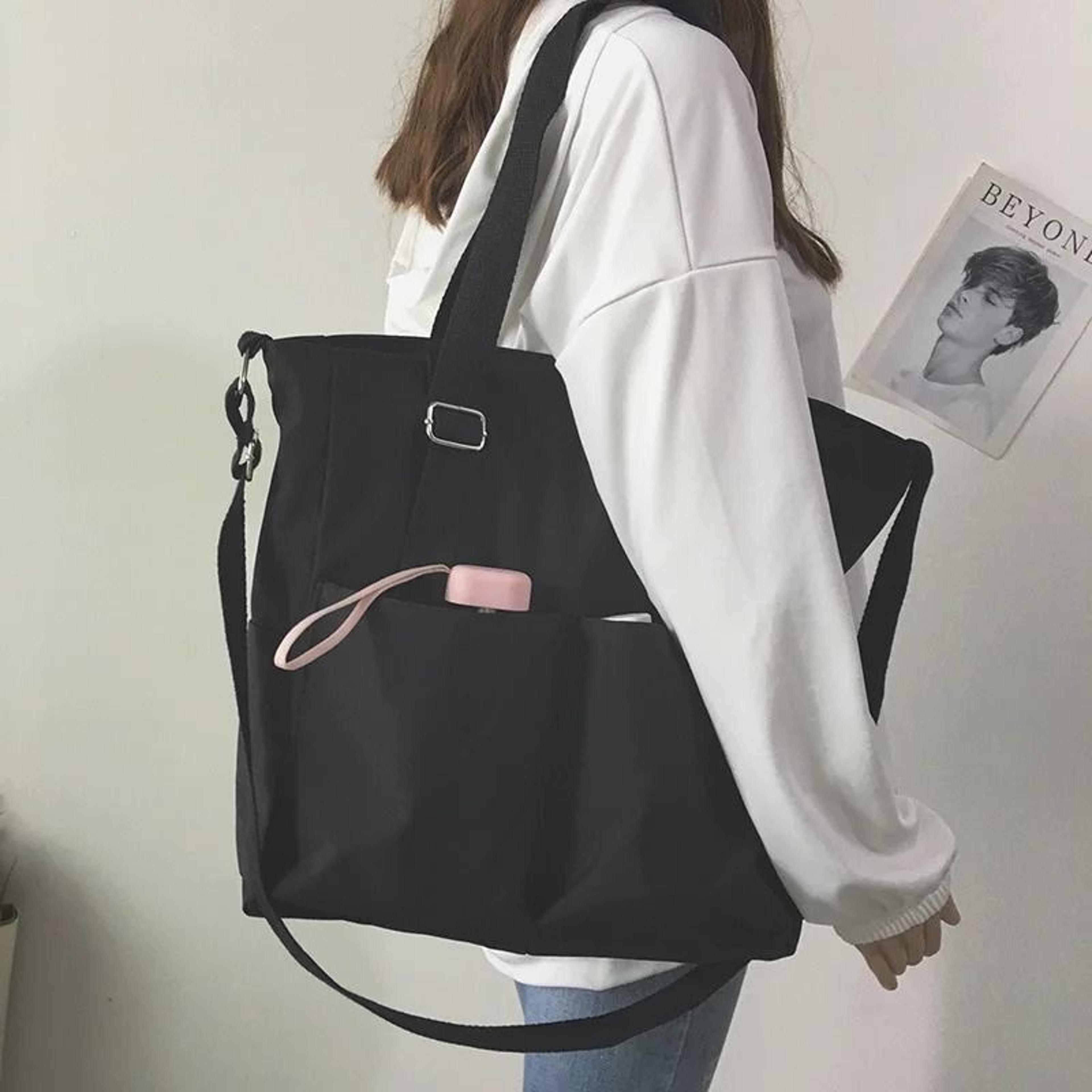 womens waterproof oxford large capacity crossbody shoulder tote bag