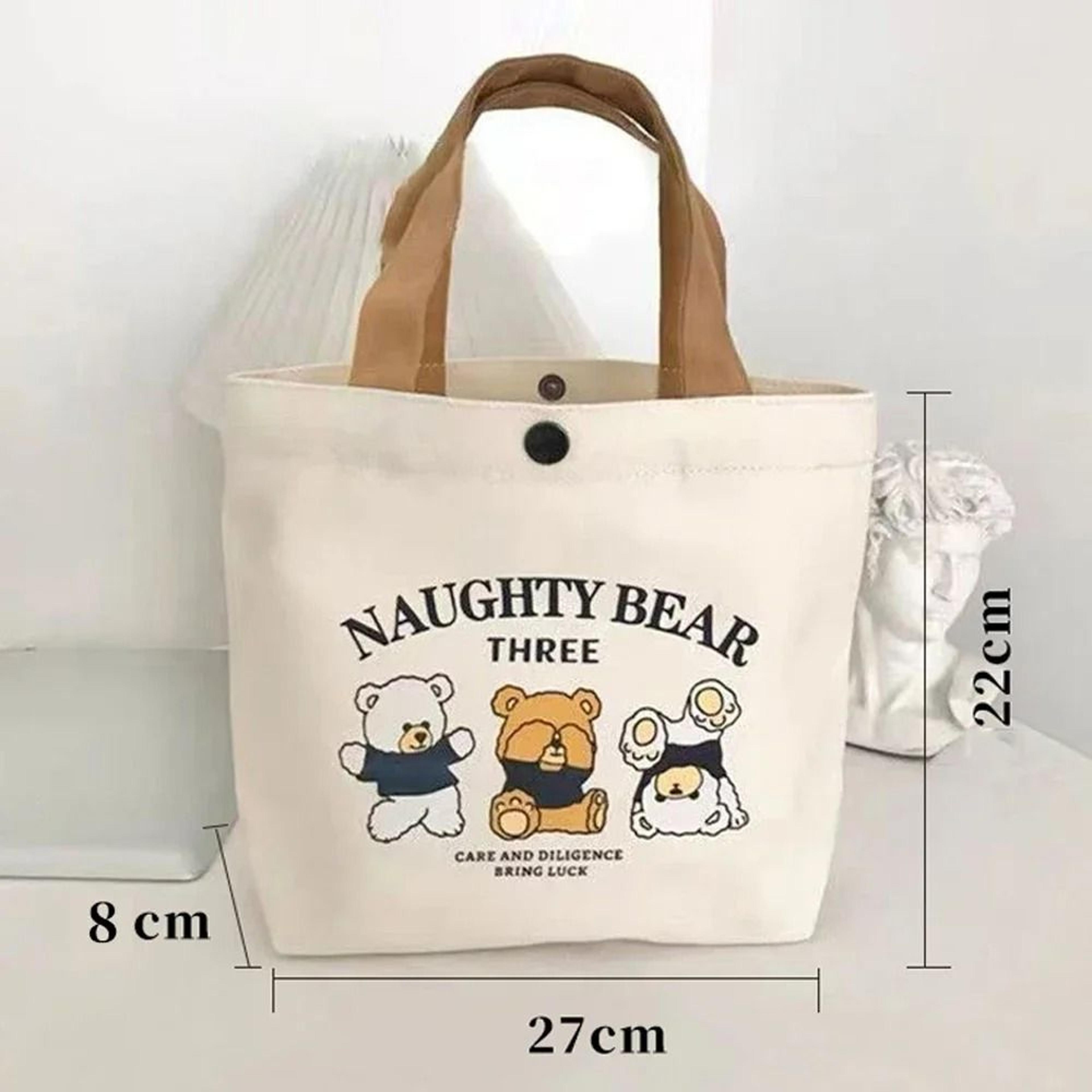 womens mini canvas tote bag small versatile handbag lunch pouch daily shopping bag