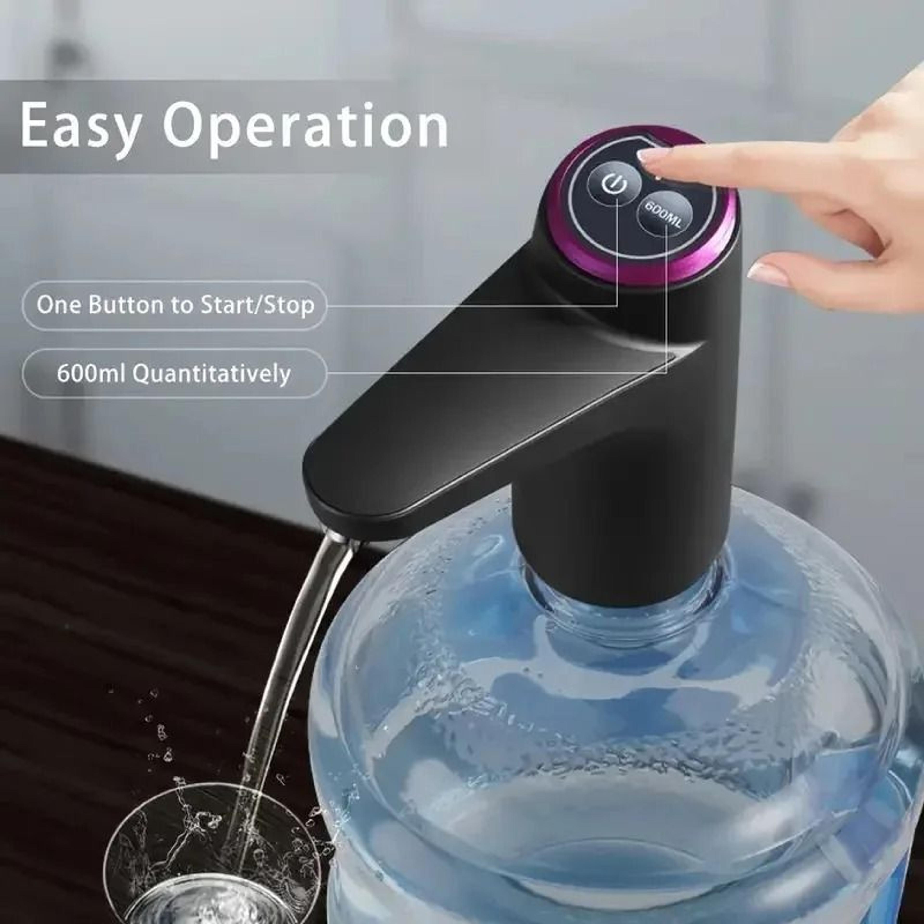 portable usb rechargeable automatic water bottle pump dispenser for 5 gallon jugs home office outdoor