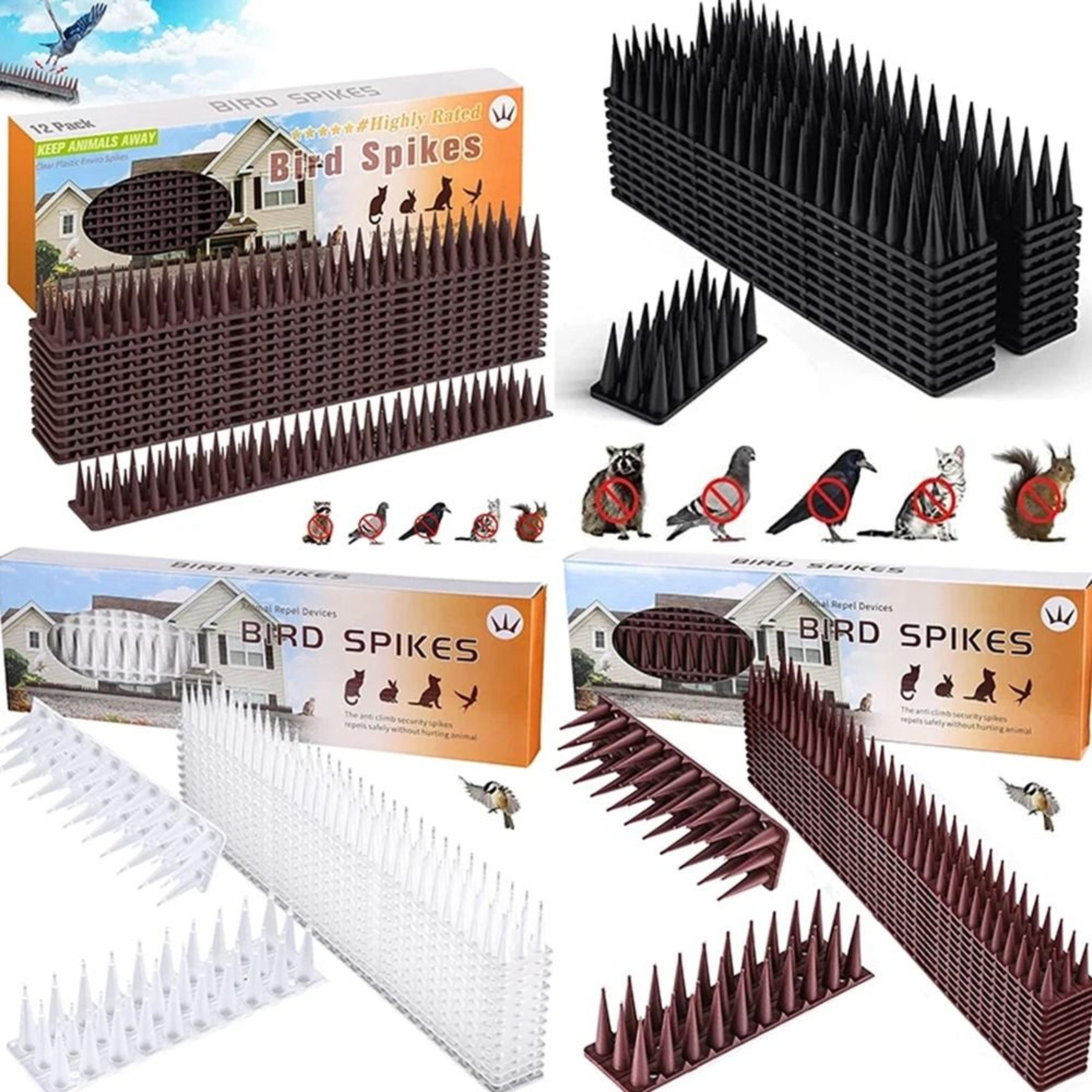 plastic detachable bird spikes anti-climb fence wall repellent deterrent