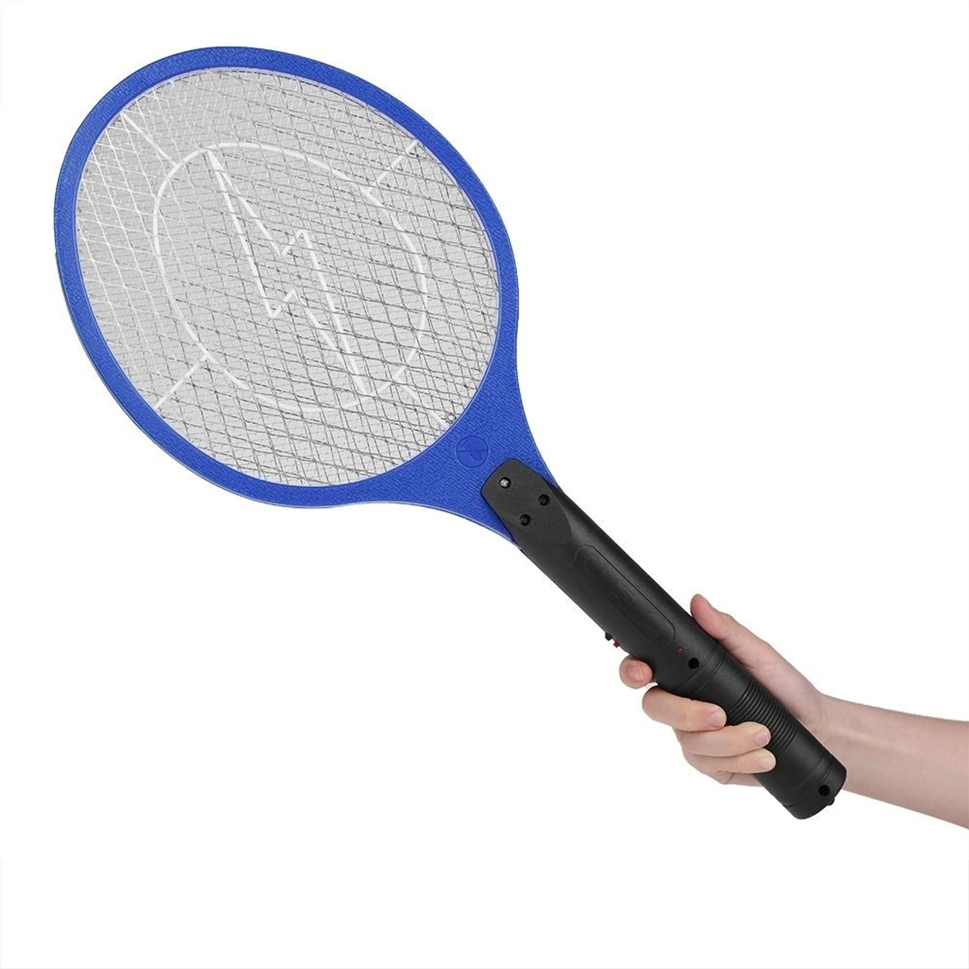 cordless rechargeable electric fly swatter mosquito zapper bug racket