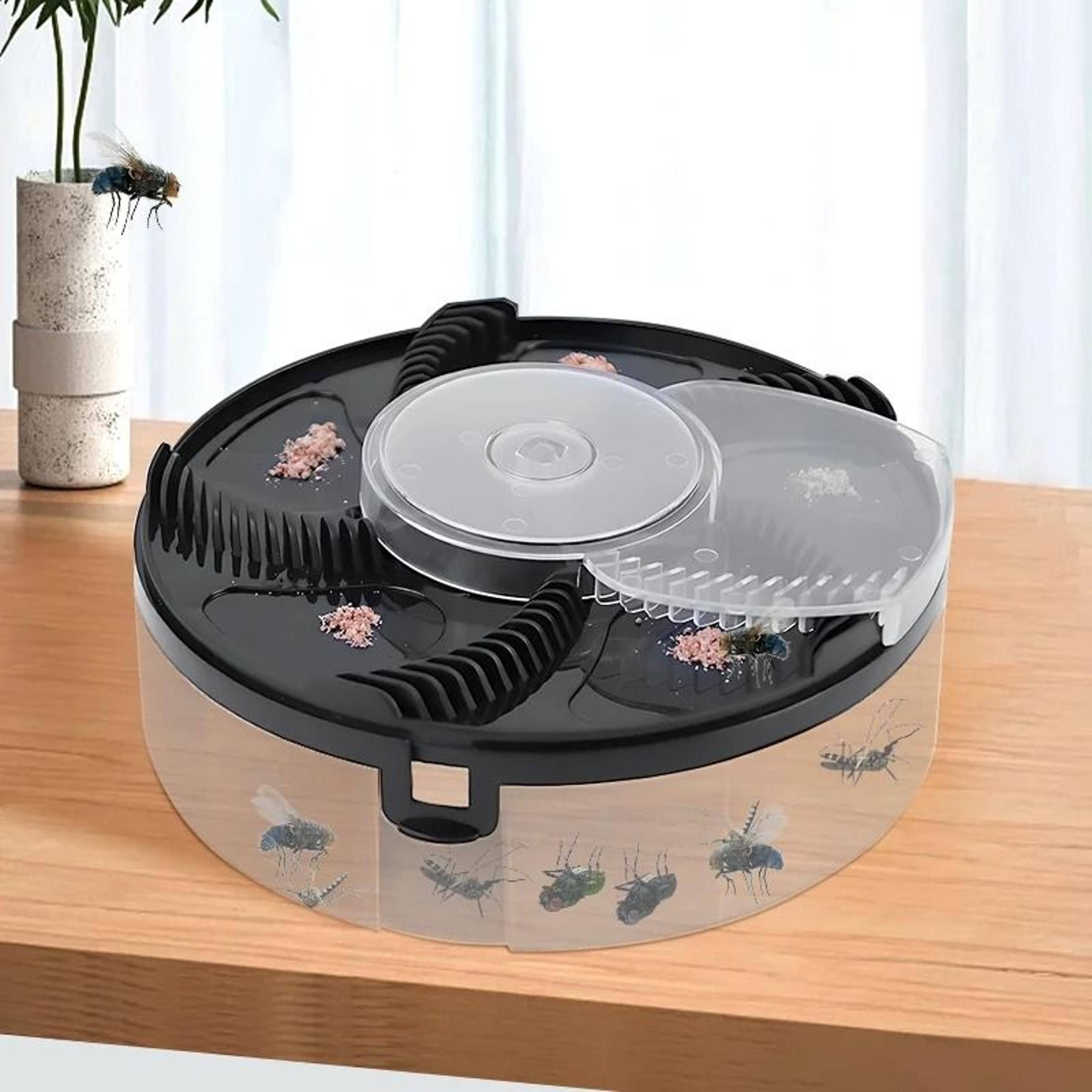 electric automatic fly trap usb rechargeable indoor garden flying pest catcher