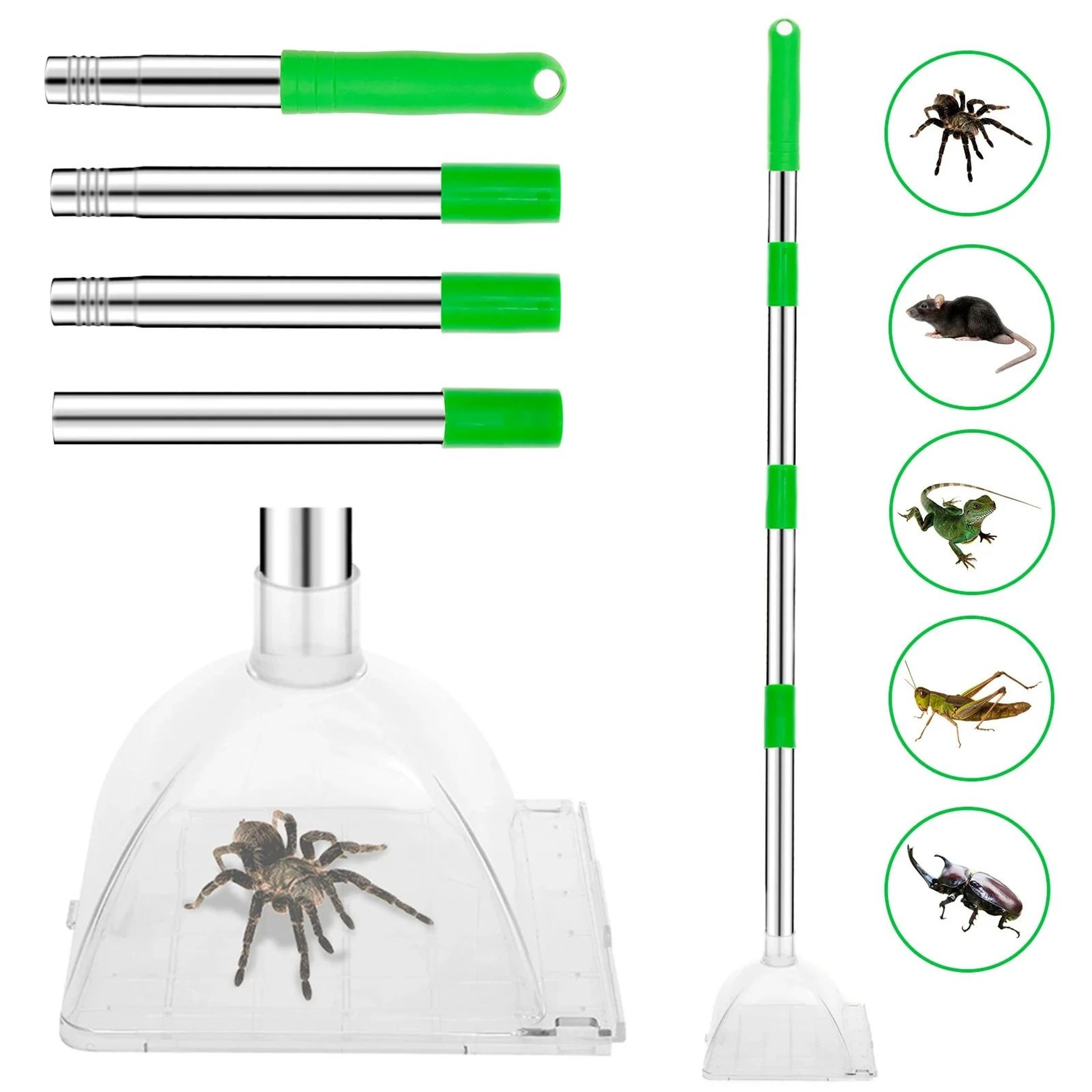 long handle spider grabber pest catcher net cover insect trap tool