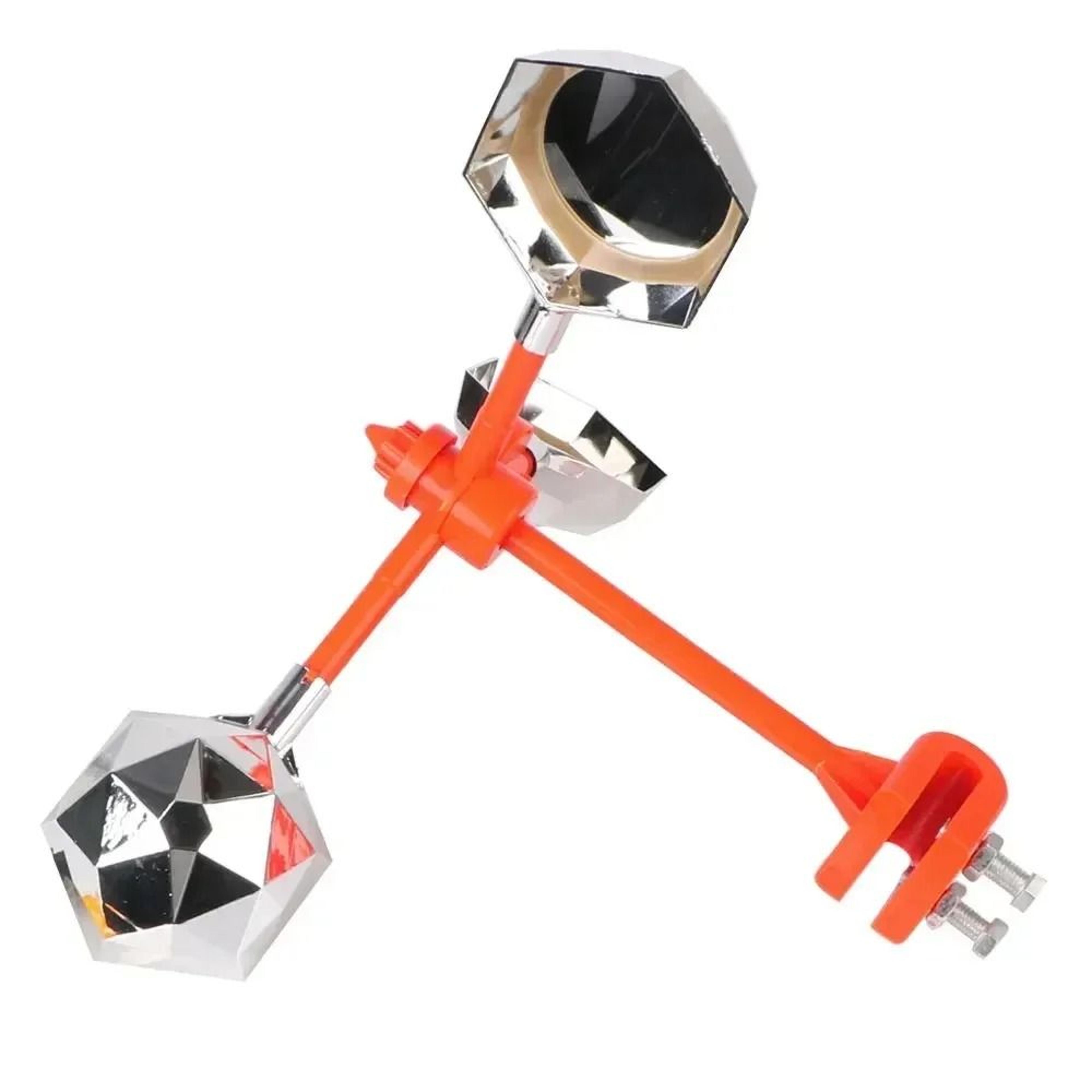 360 solar wind bird repeller reflective flashing deterrent scare device