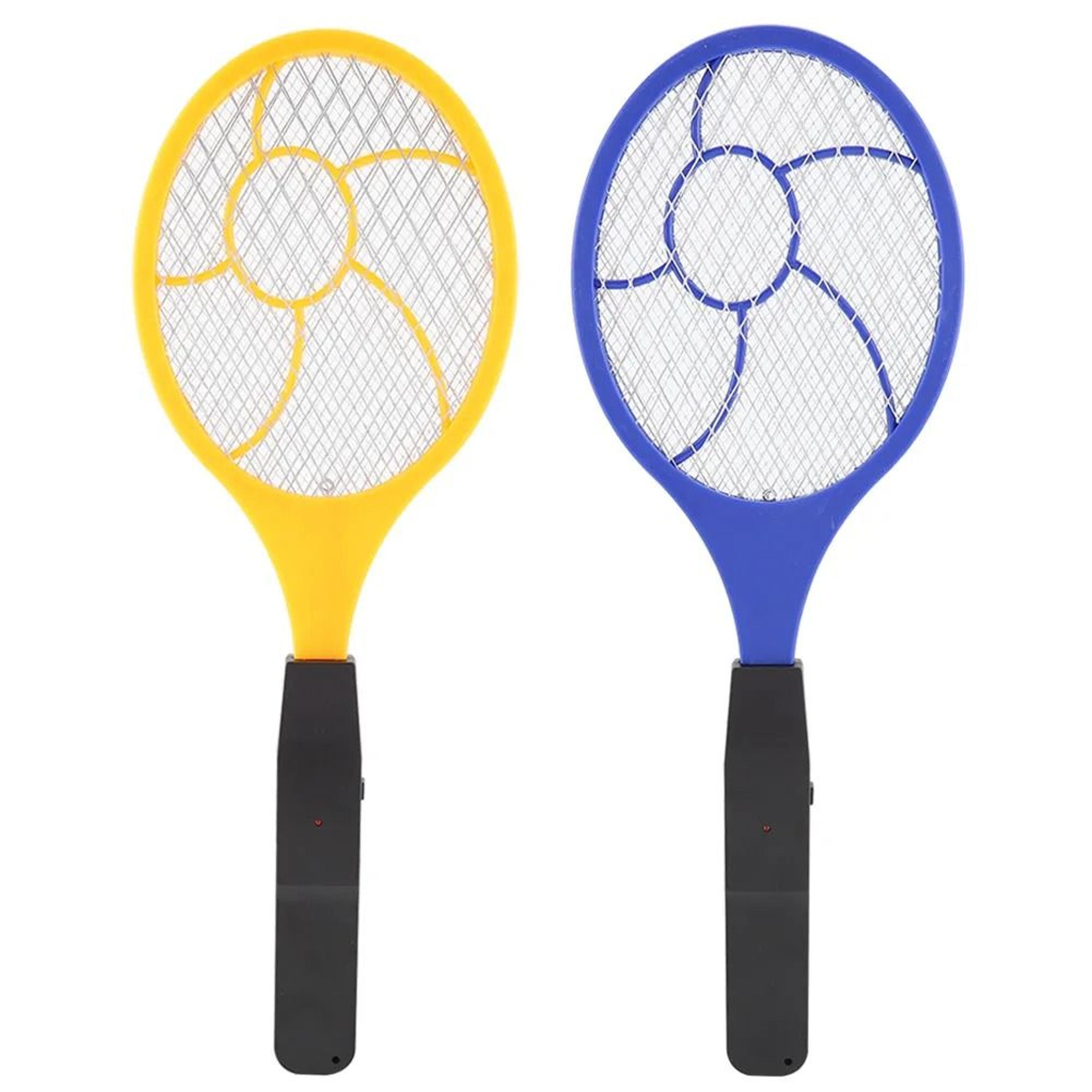 3-layer electric fly mosquito swatter bug zapper racket insect killer
