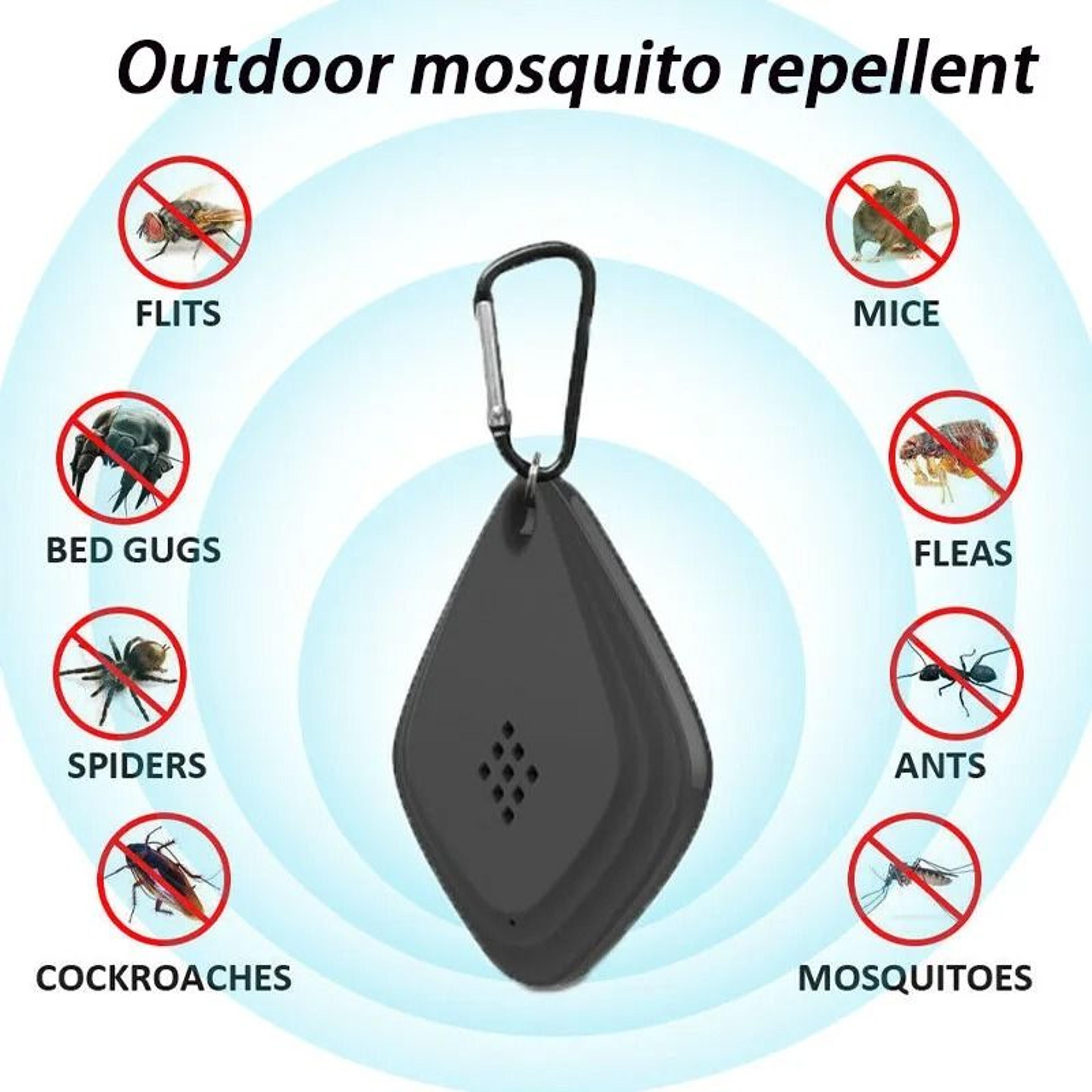 ultrasonic mini pest repellent usb rechargeable pet collar bug deterrent