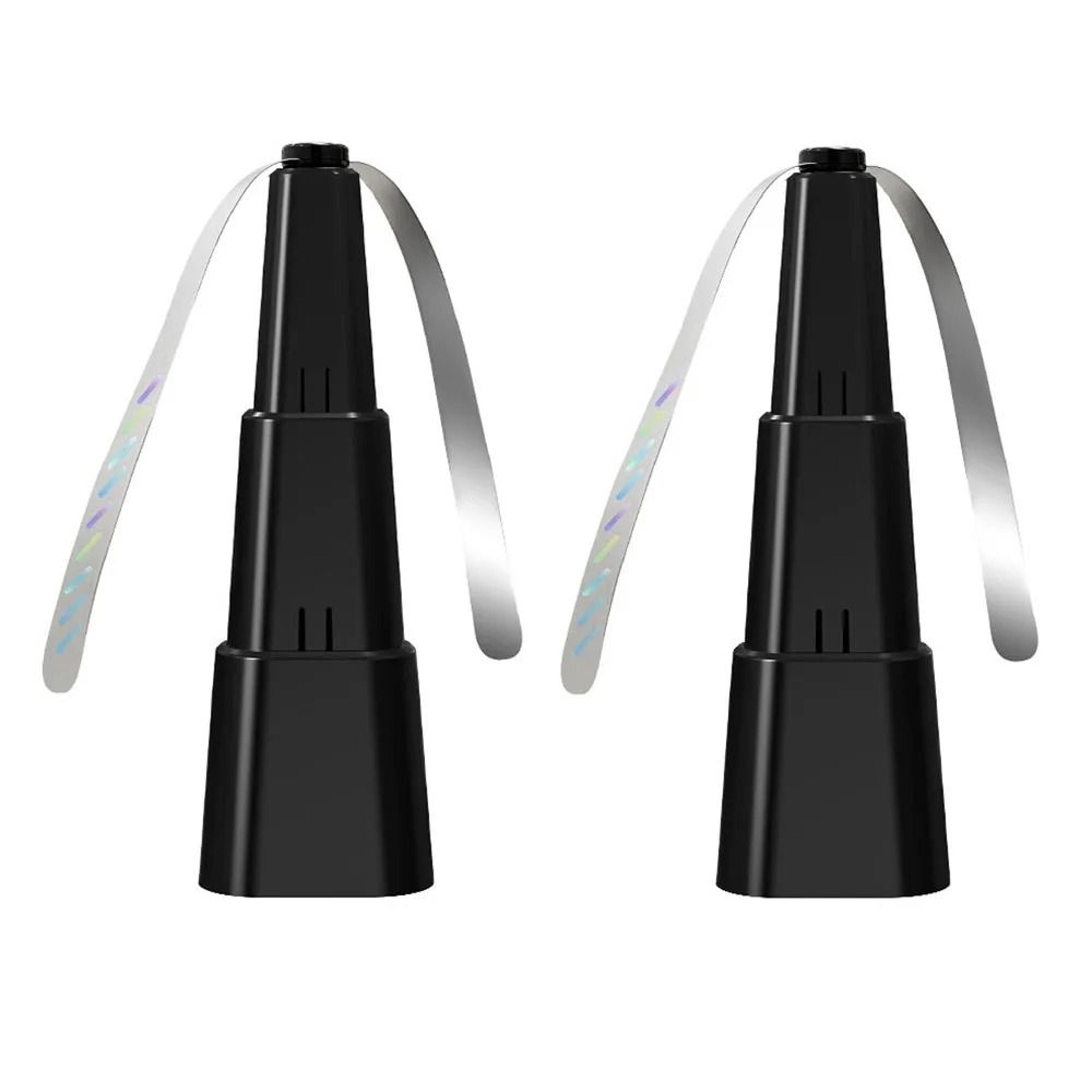 repellent fly fan holographic blades tabletop bug deterrent outdoor bbq