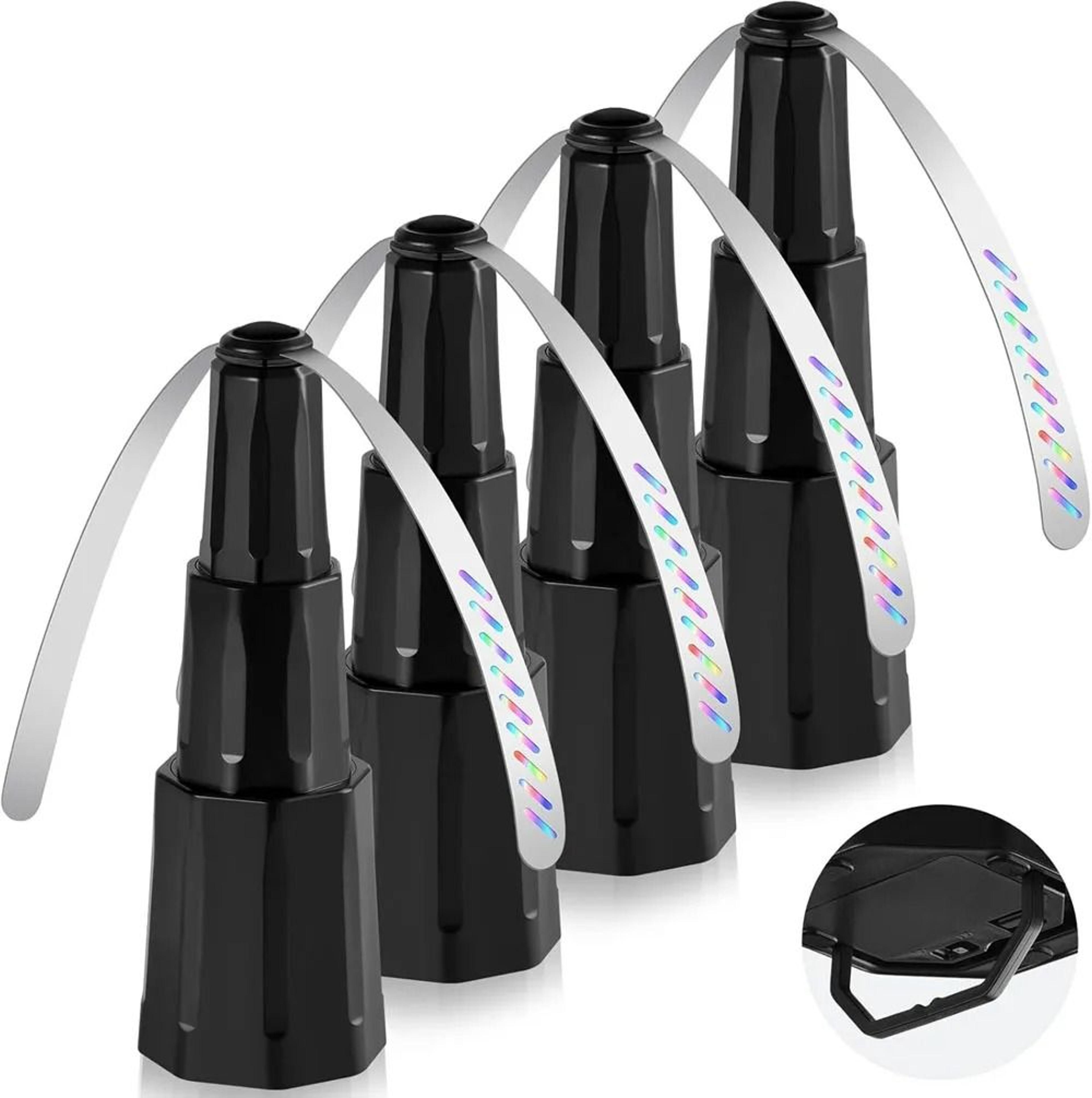 tabletop fly repellent fan holographic blades outdoor bug deterrent bbq