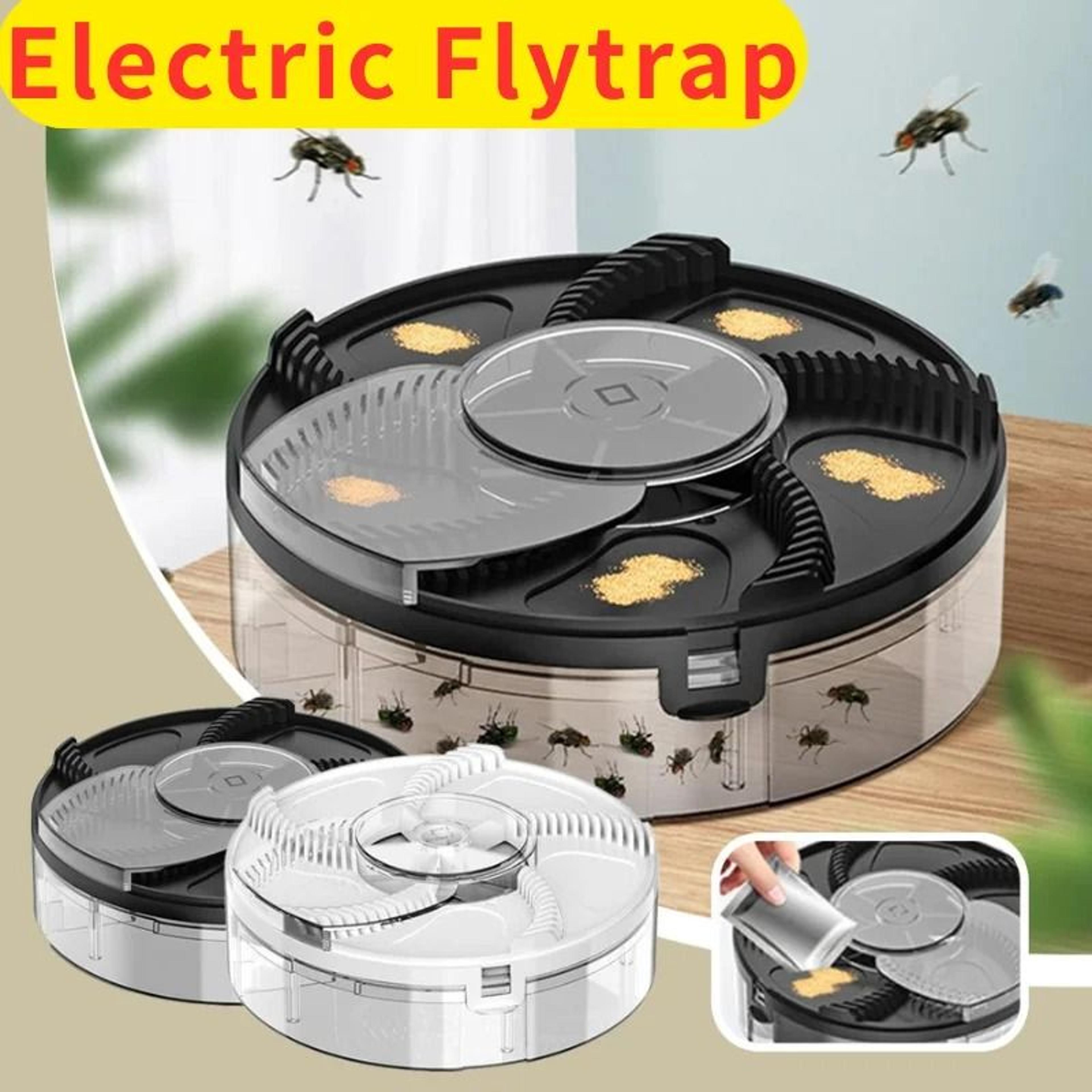 automatic rotation electric fly trap quiet usb rechargeable insect catcher
