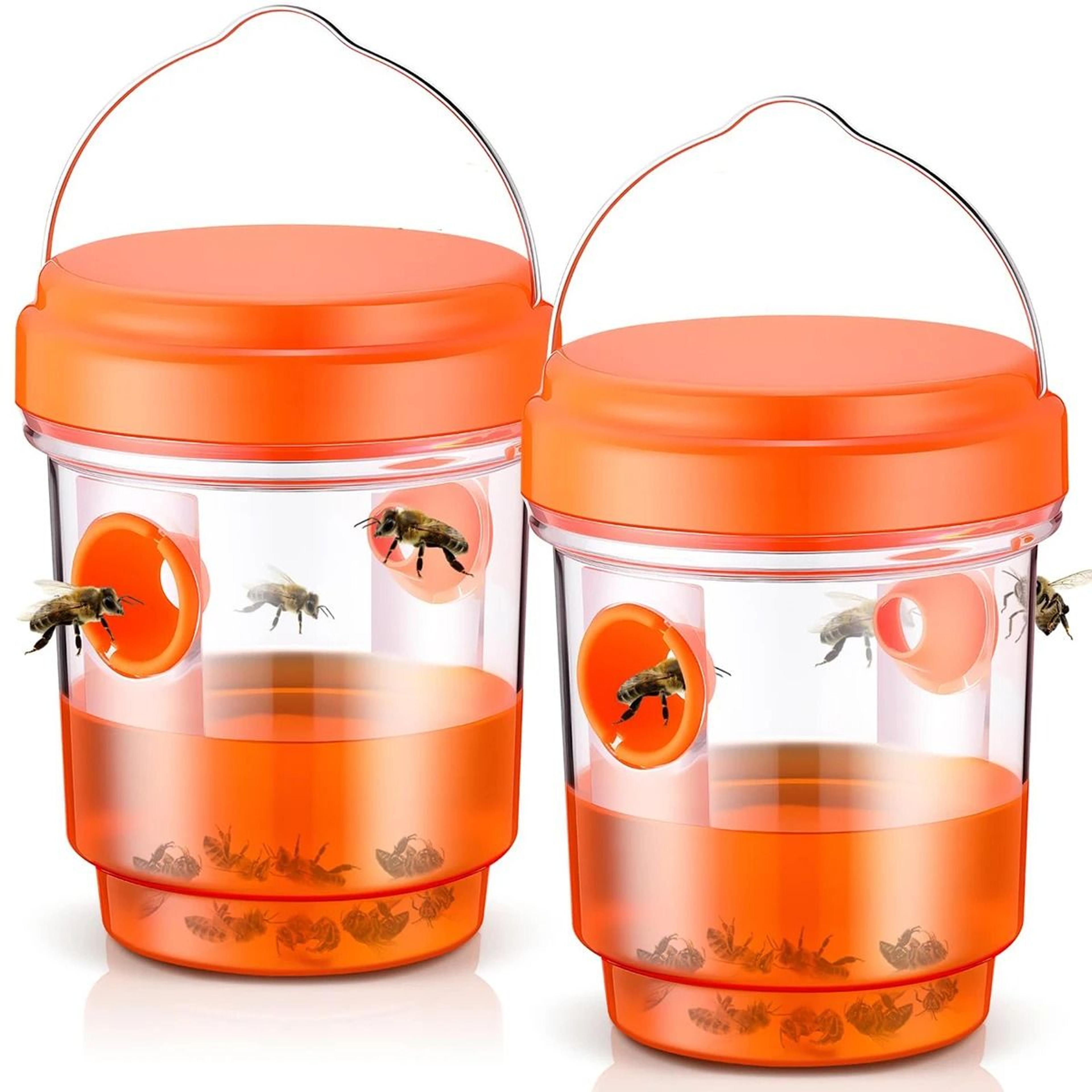 outdoor hanging wasp traps reusable hornet bee catcher trap garden yard