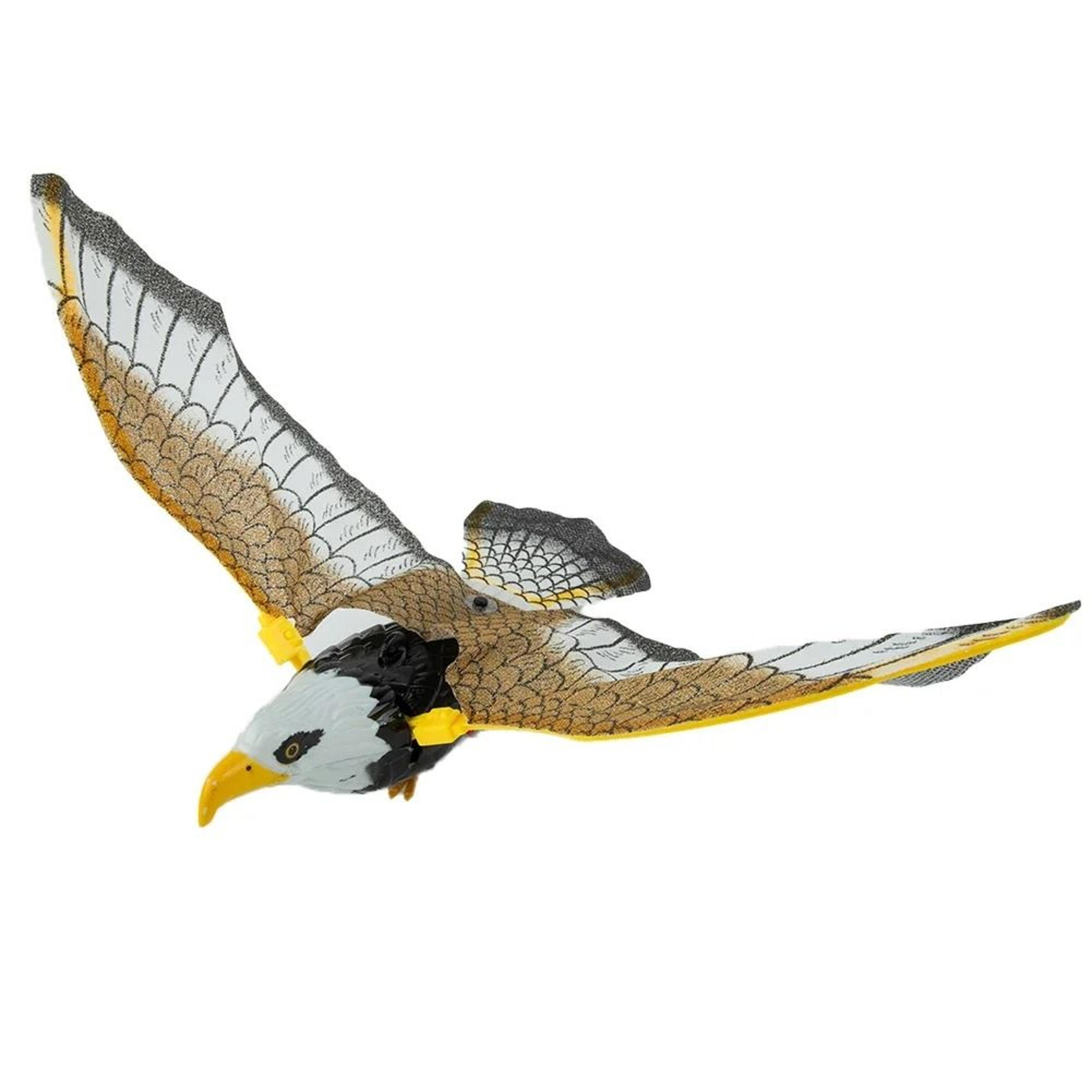 hanging flying hawk bird repellent decoy flying eagle owl scarecrow decor