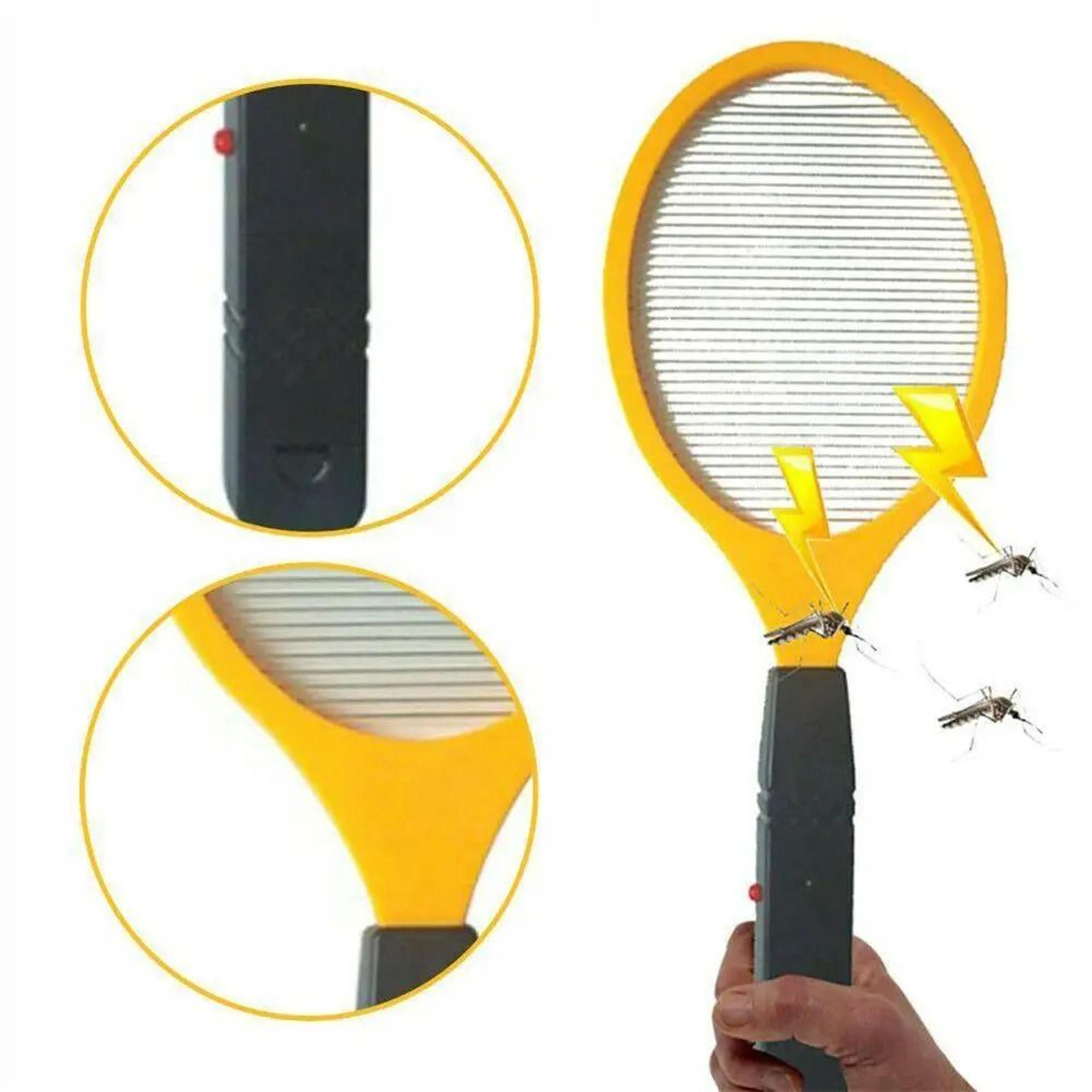 cordless electric mosquito swatter bug zapper handheld fly killer racket