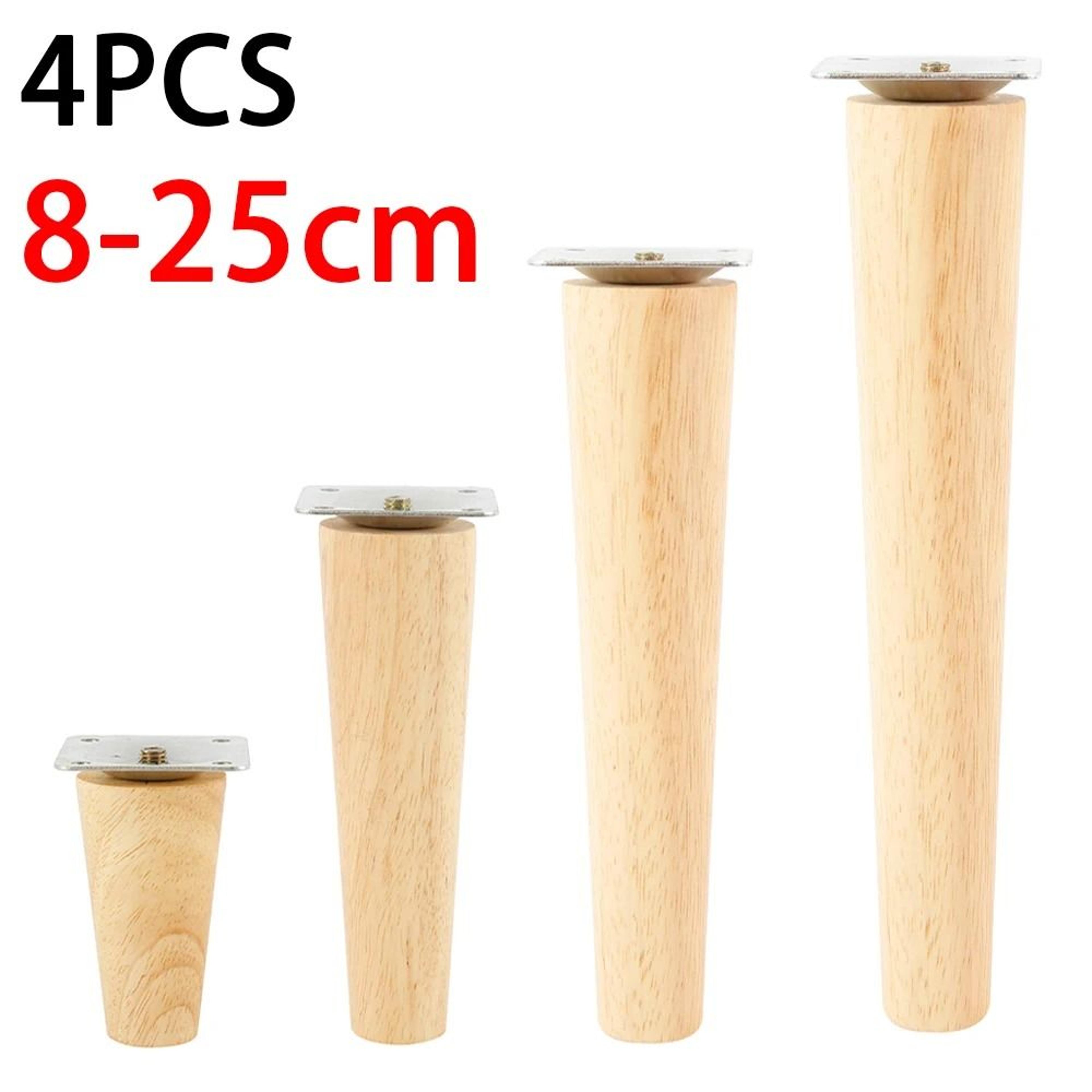4pcs solid wood furniture legs table sofa cabinet replacement feet protector