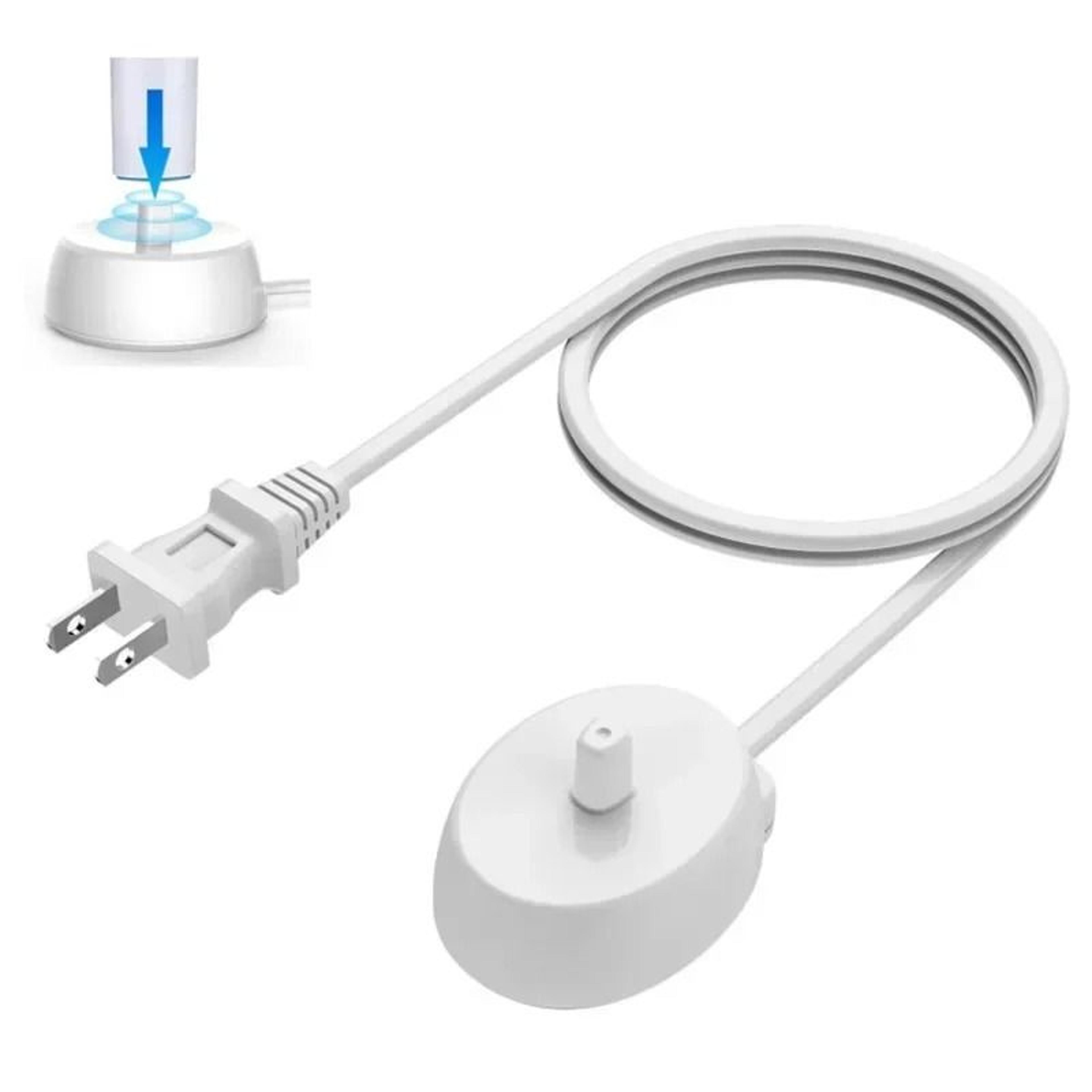 replacement charger base compatible braun oral b d12 d20 3757 portable waterproof dock