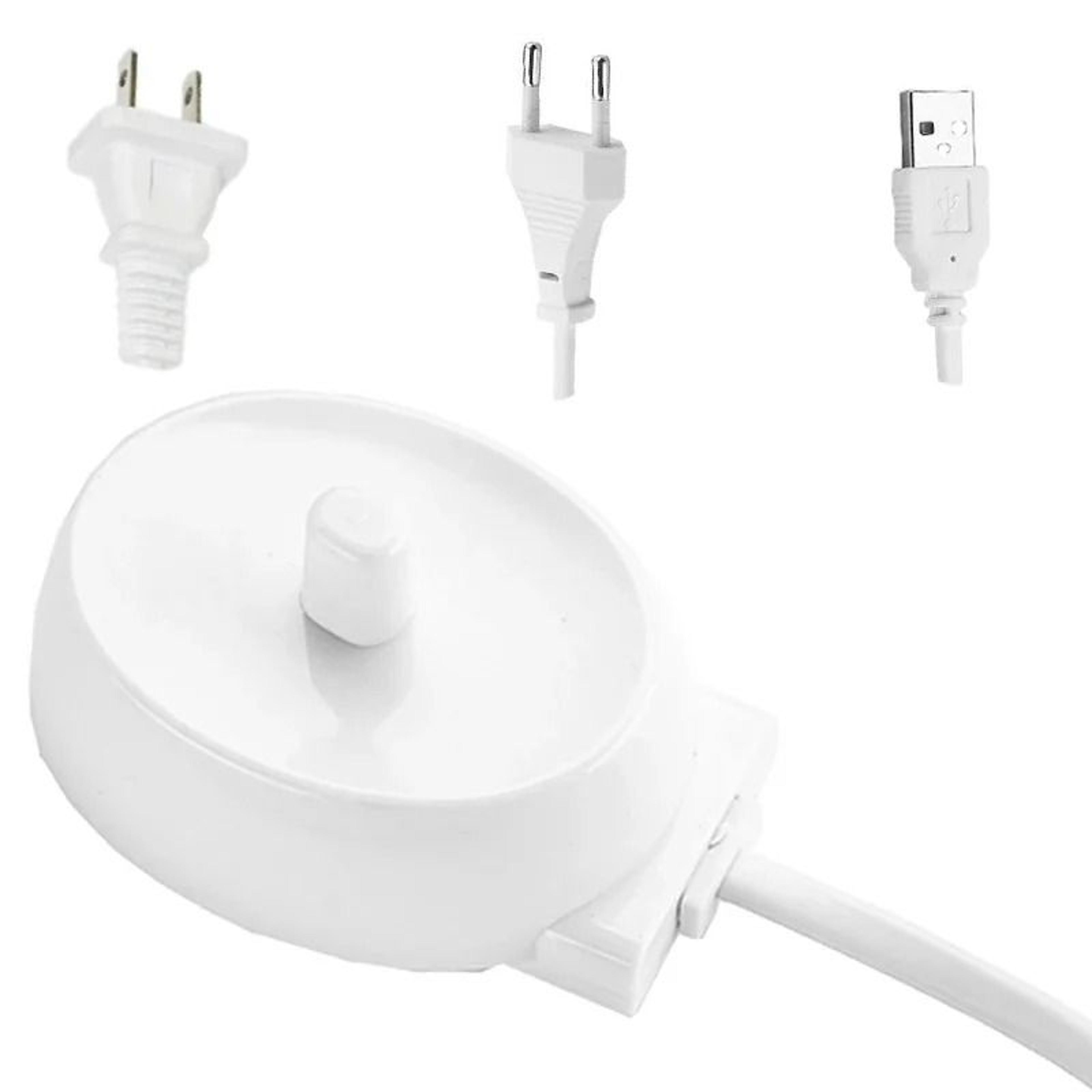 inductive charger base adapter compatible oral b 3757 d12 d20 eu us usb plug