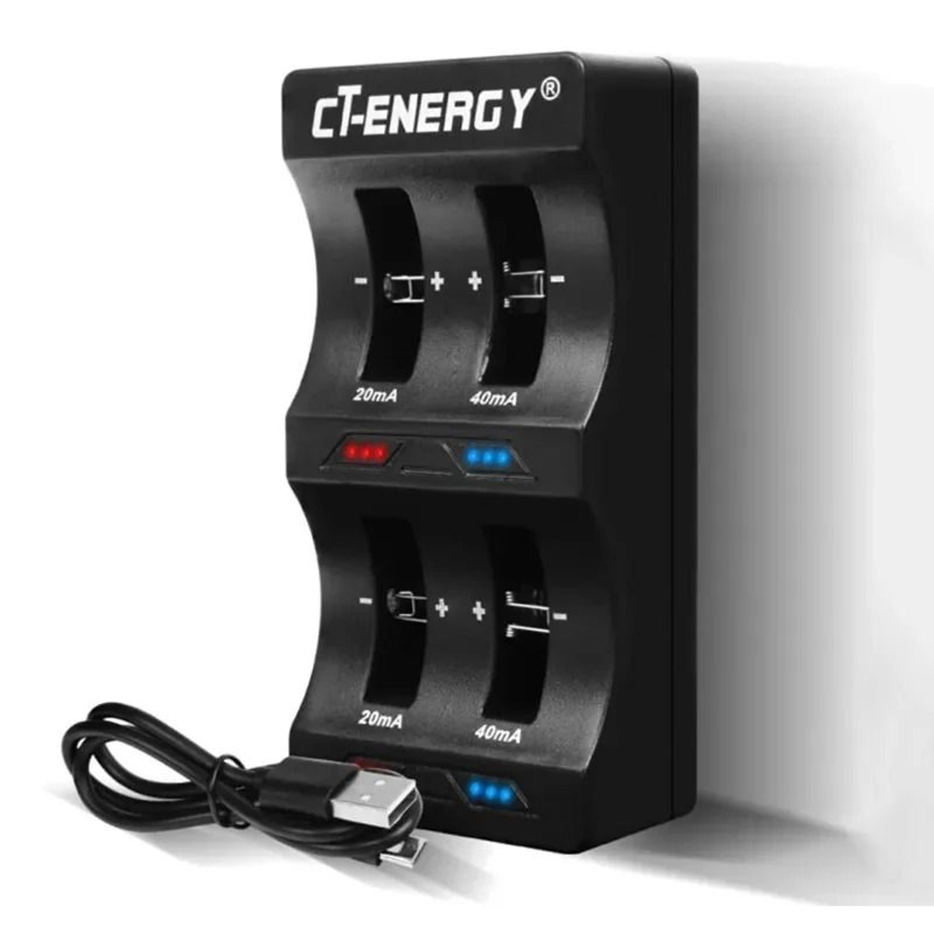 4 slot lir2032 lir2450 button battery charger usb 3.6v coin cell dock