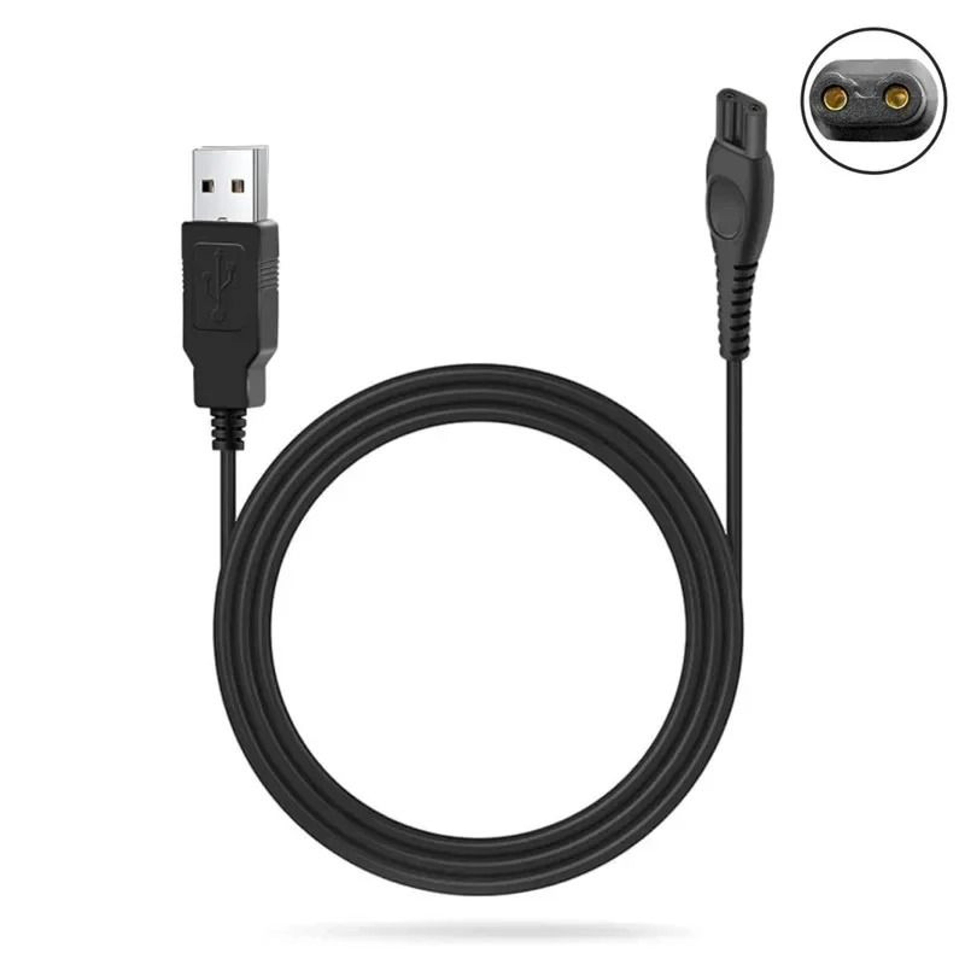 usb charging cable fit philips norelco hq8505 7000 5000 3000 mg7750 cable