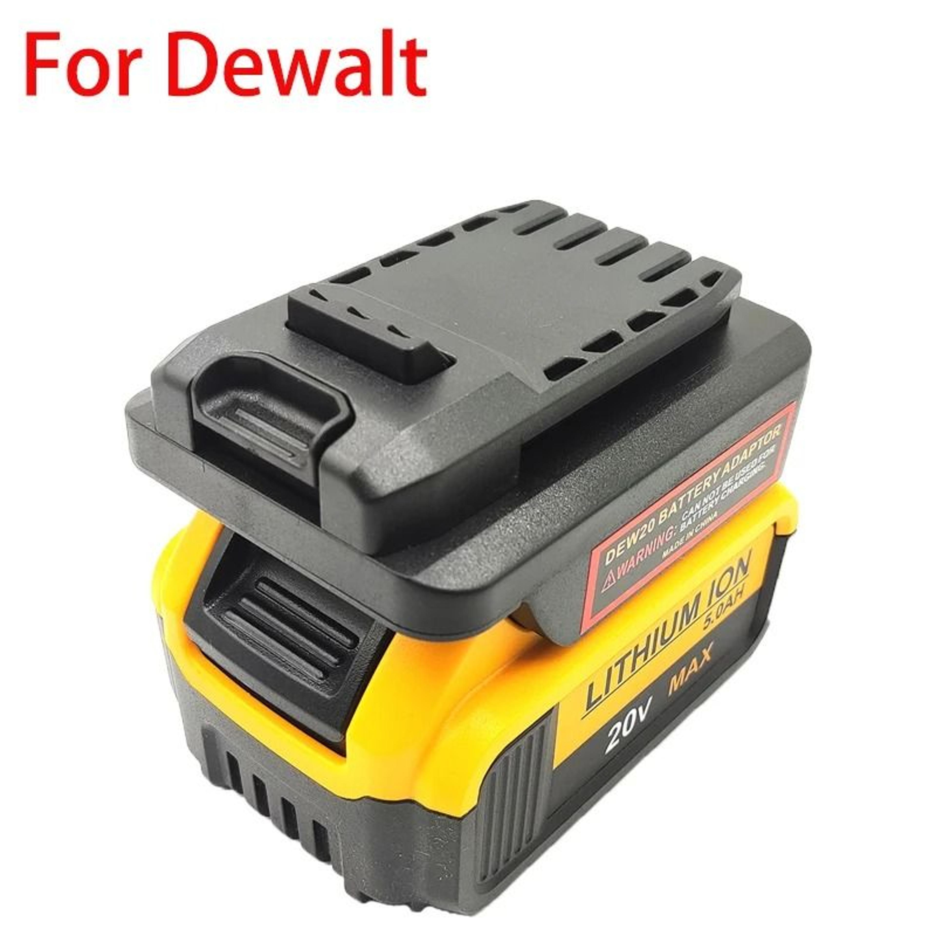 battery adapter fit dewalt 20v to craftsman 20v stanley 18v v20 cordless tool