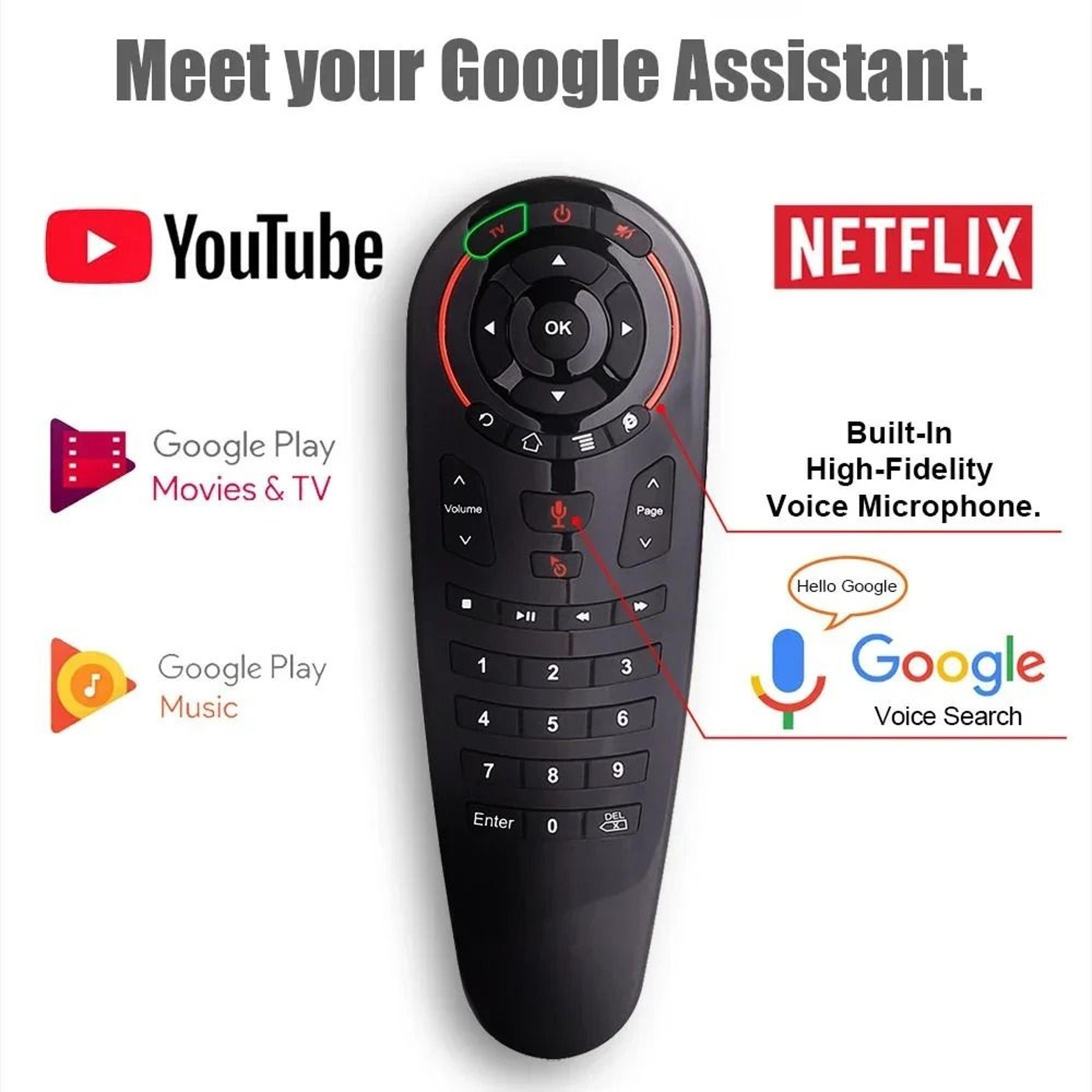 g30s air mouse voice remote control 33 keys ir learning gyro fit android tv box