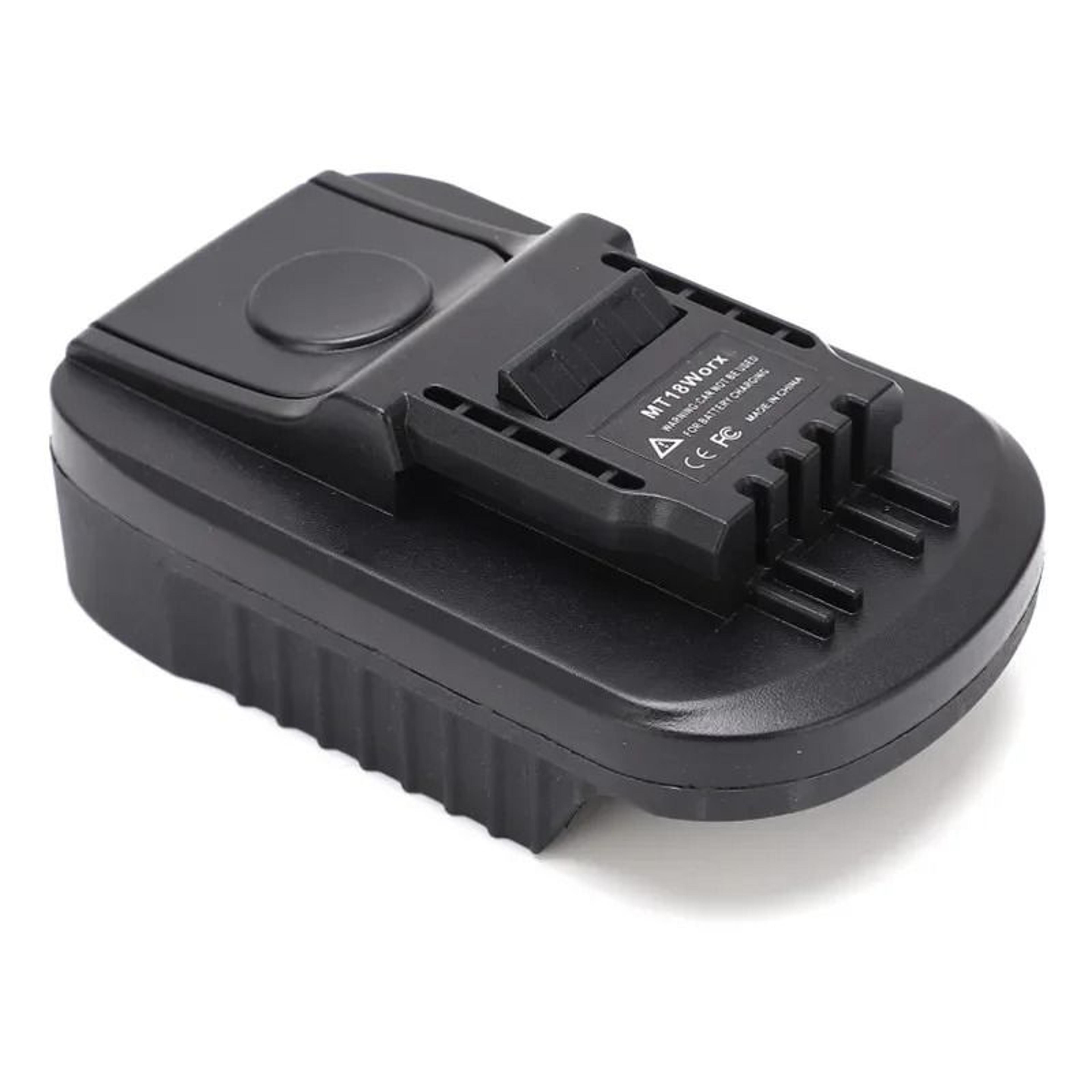 dm18worx battery adapter fit makita dewalt milwaukee to worx 4pin tool