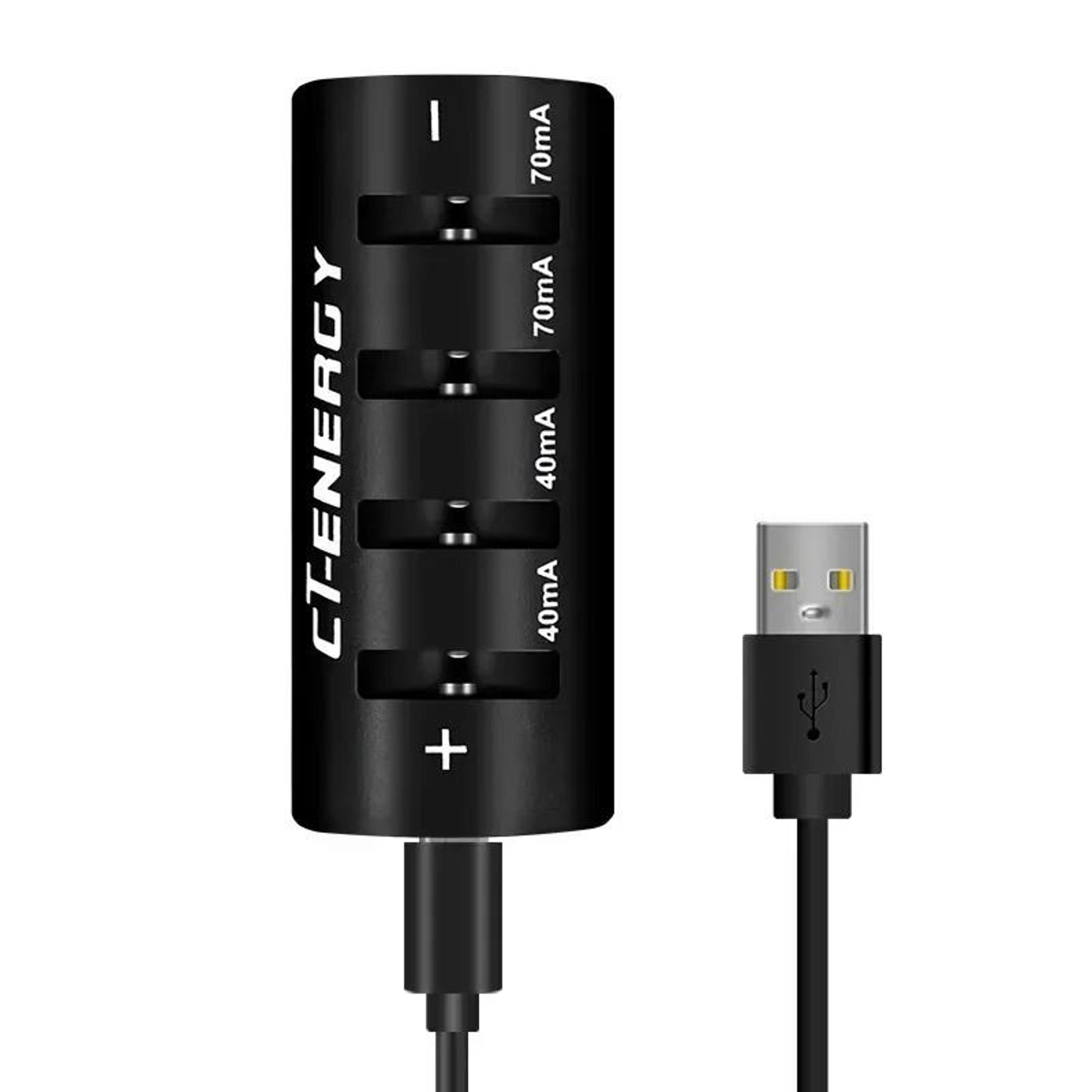smart 4 slot coin battery charger usb station fit lir2032 lir2025 ml2032