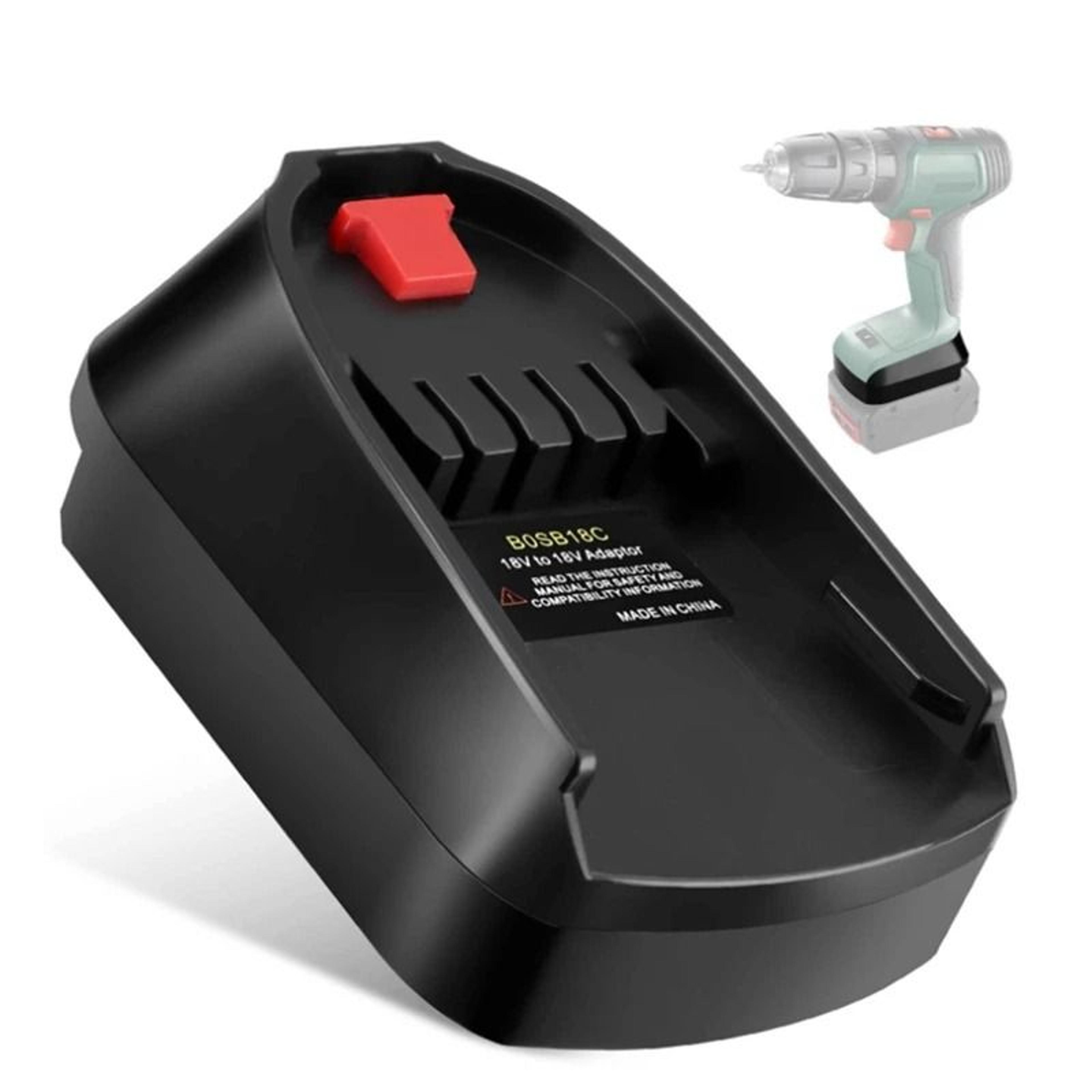 bosb18c battery adapter fit bosch 18v bat618 li-ion to 18v home tool