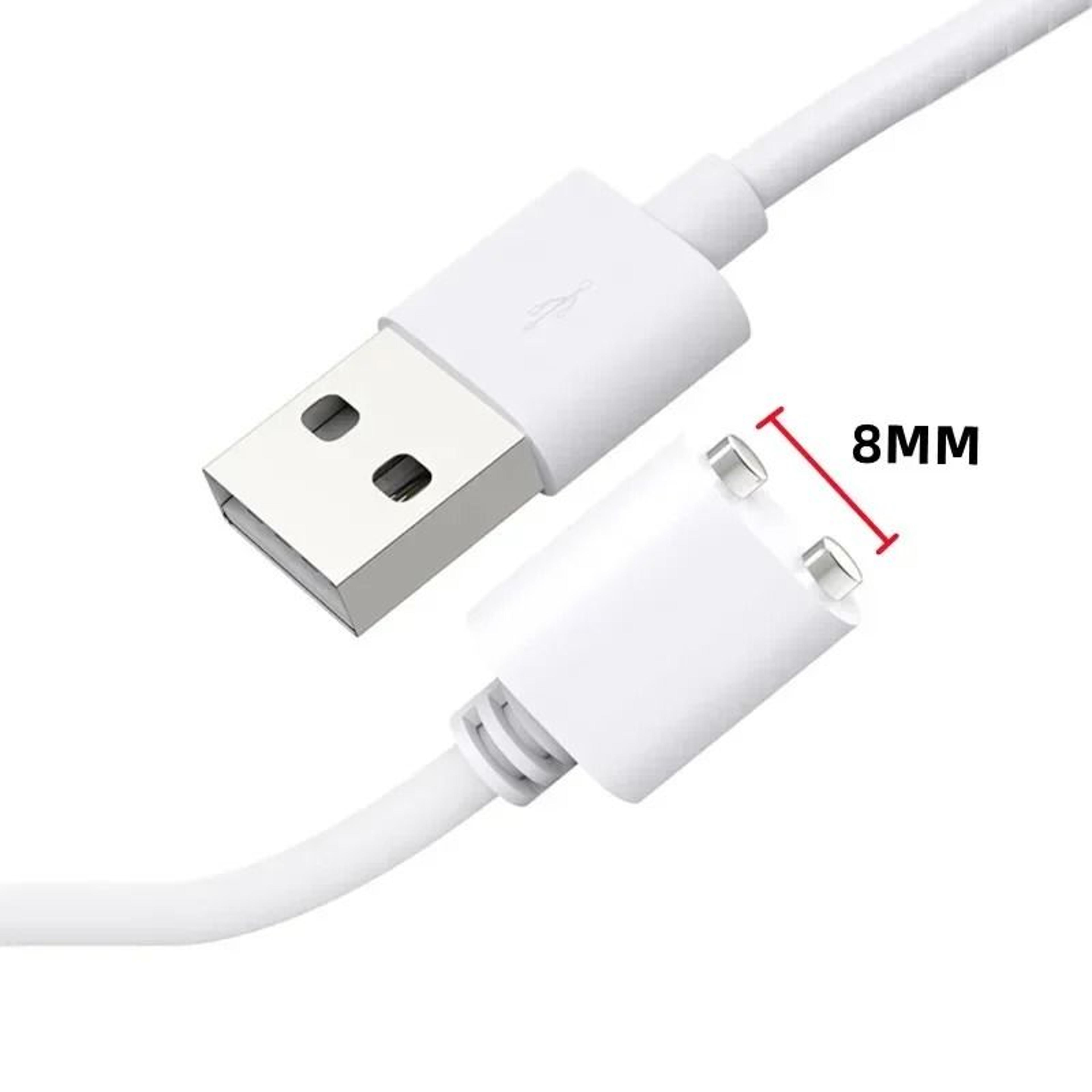 magnetic usb dc charger cable replacement cord 8mm 0.31in 10mm 0.39in