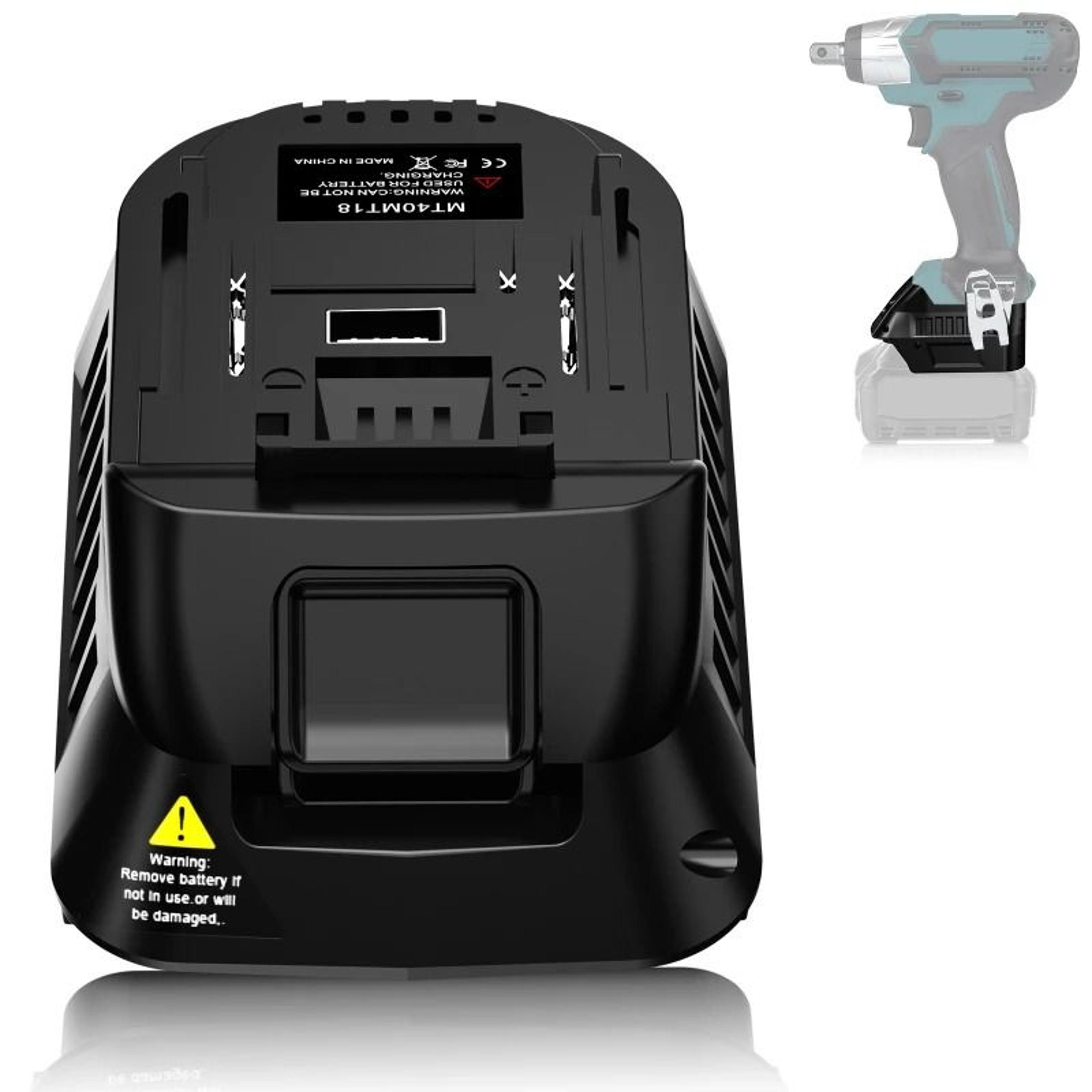 mt40mt18 battery adapter convert makita 40v max xgt to makita 18v lxt tool