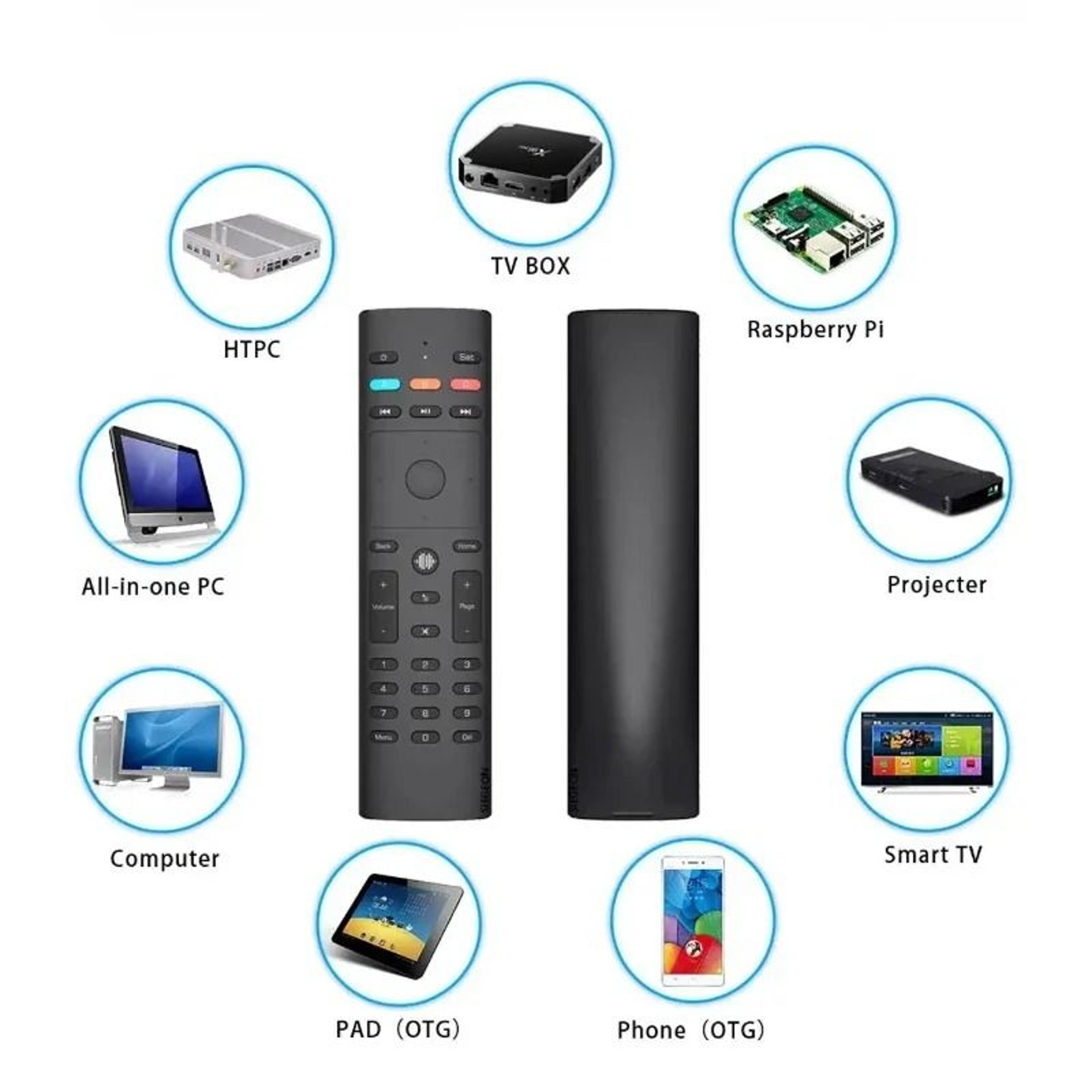 g40s air mouse voice remote control 33 keys ir learning fit android tv box