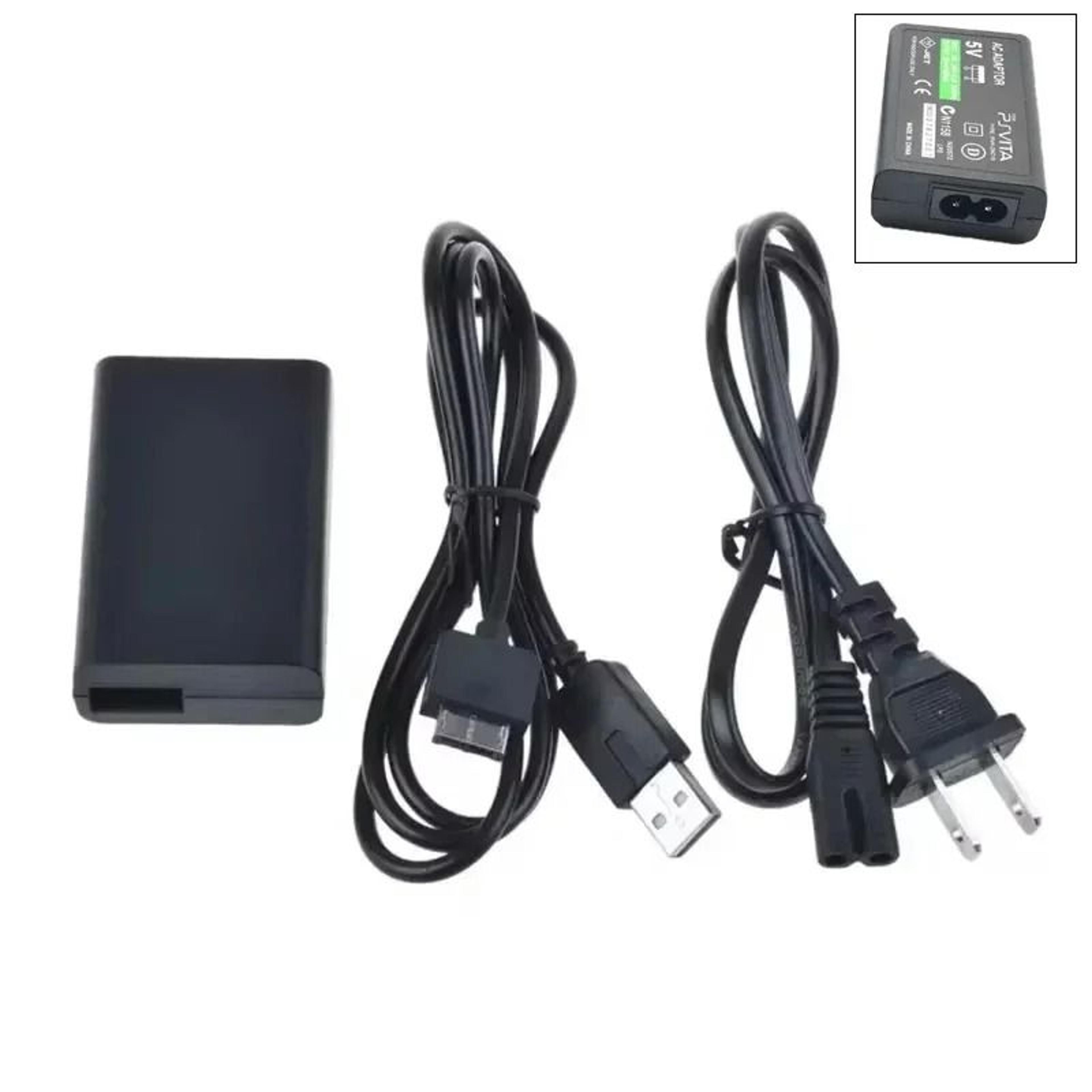 ac wall charger power adapter usb data cable fit sony ps vita psv 1000