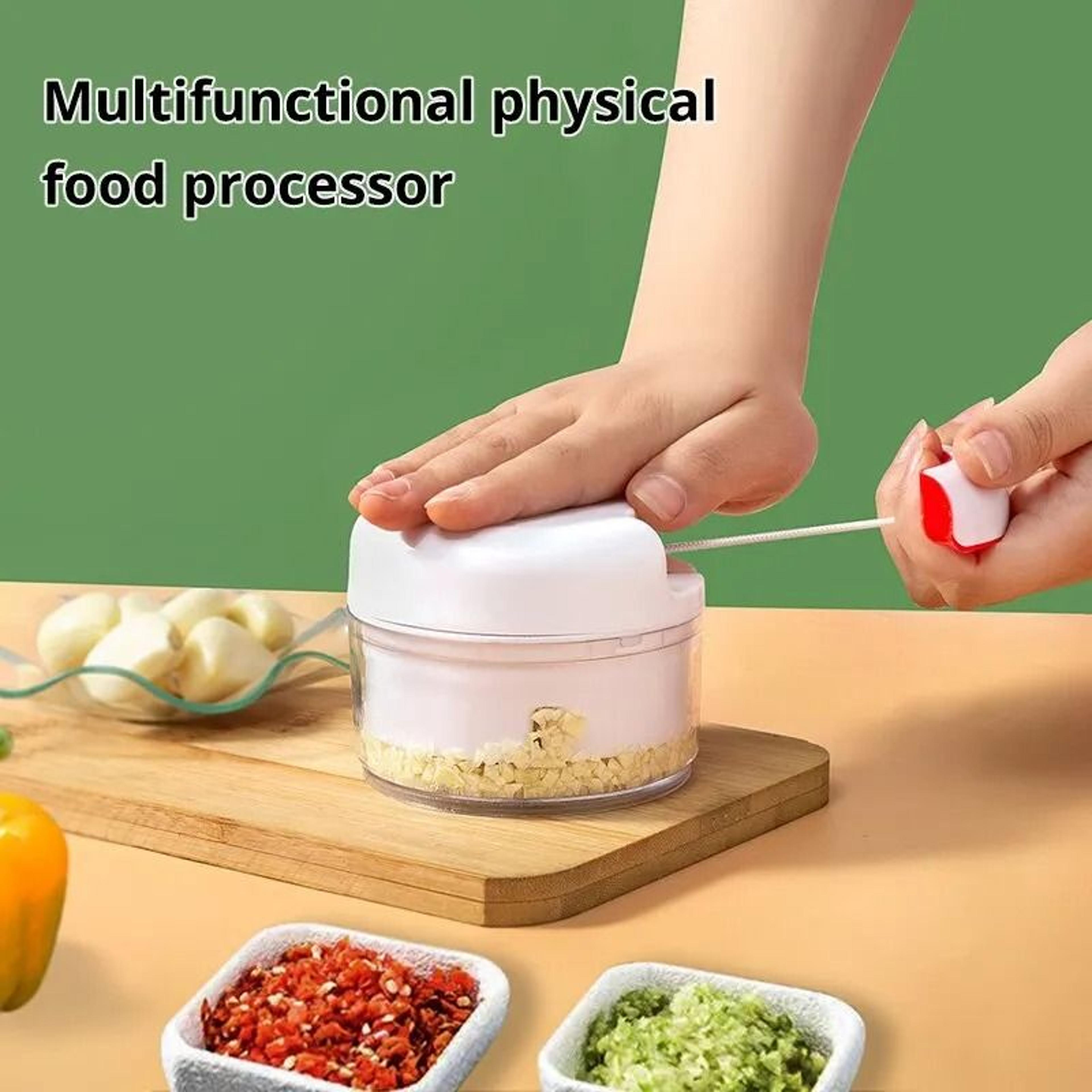hand pulled garlic grinder mini manual food chopper meat vegetable mincer