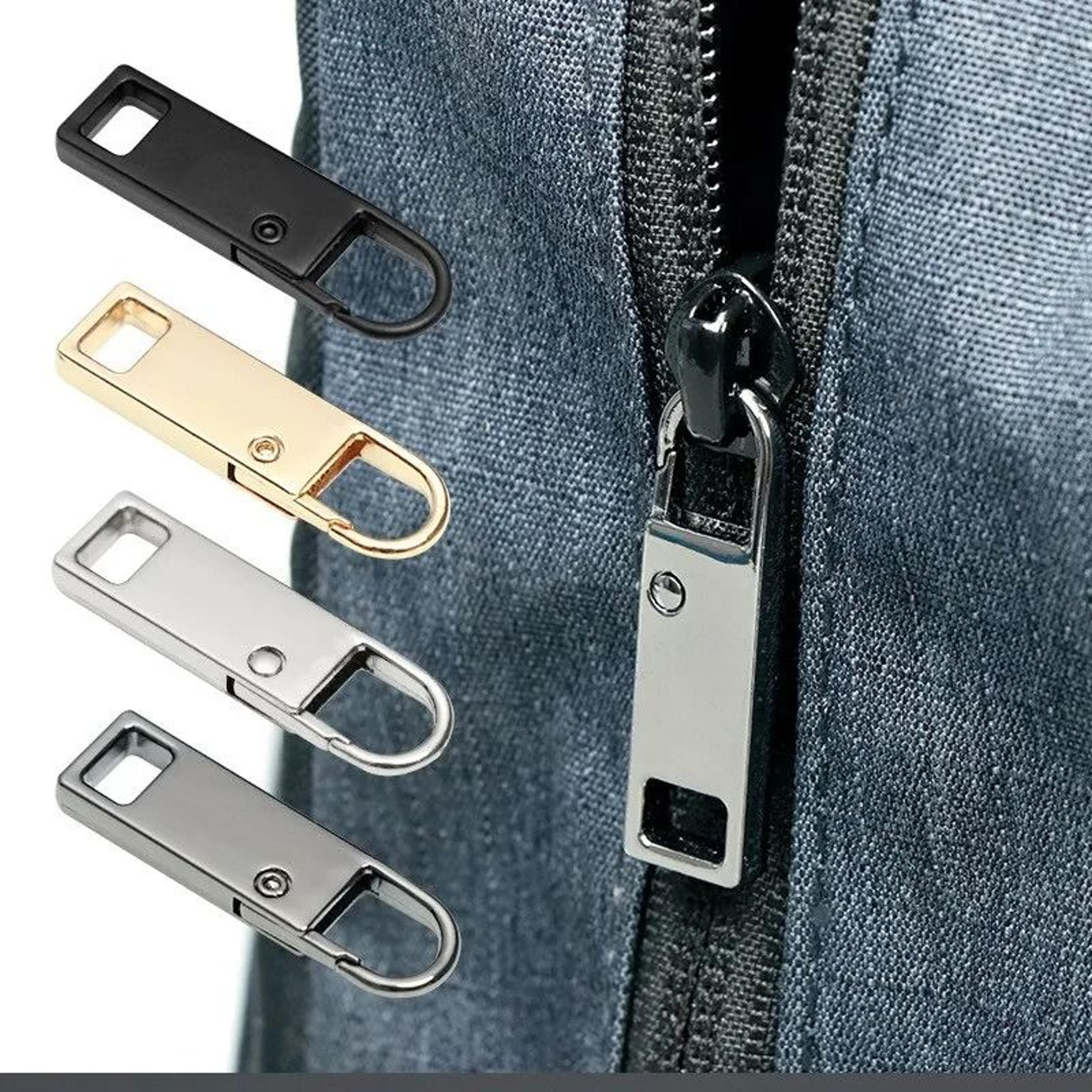 4pcs 8pcs detachable zipper pull replacement slider head repair kit