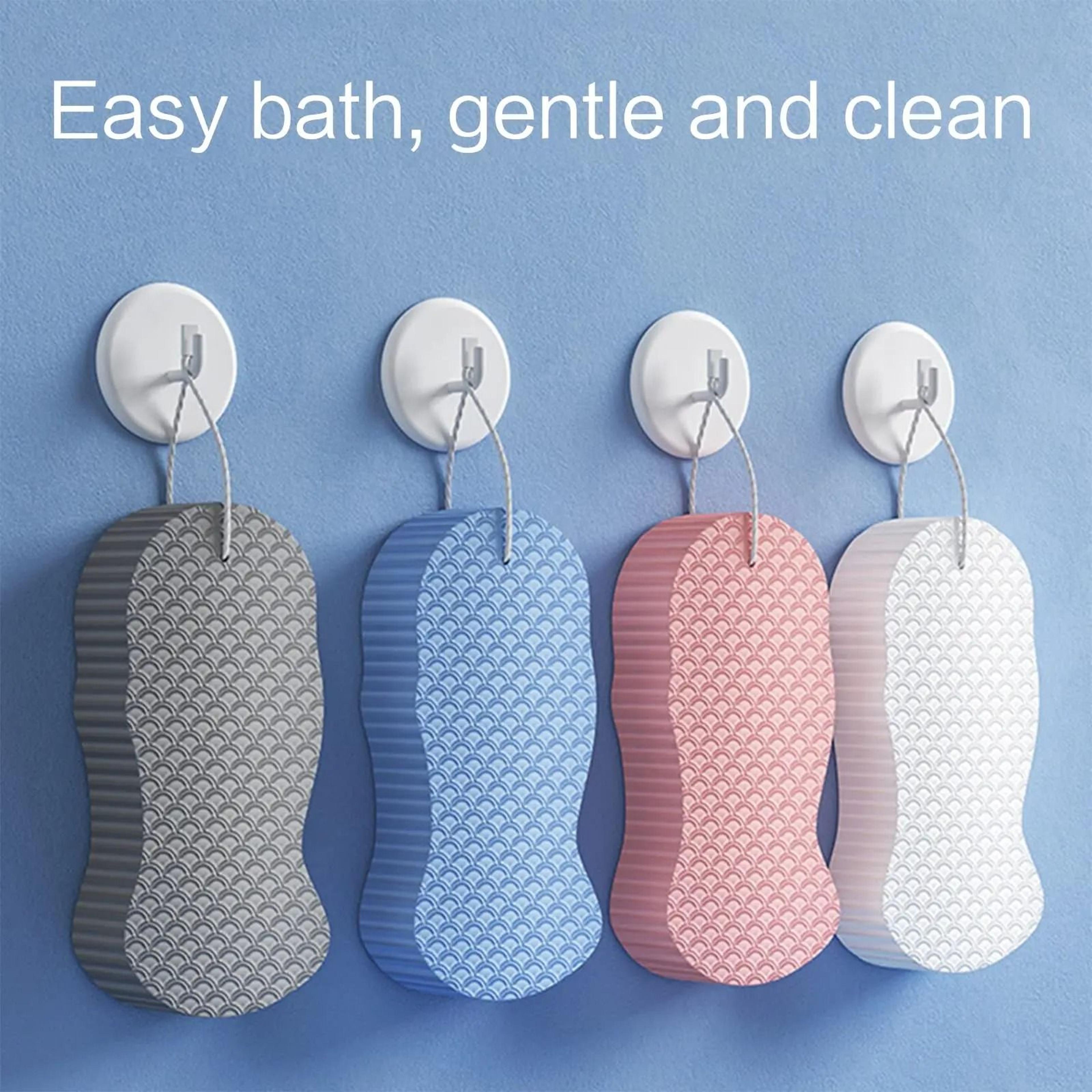 soft exfoliating bath sponge body scrubber dead skin remover shower brush