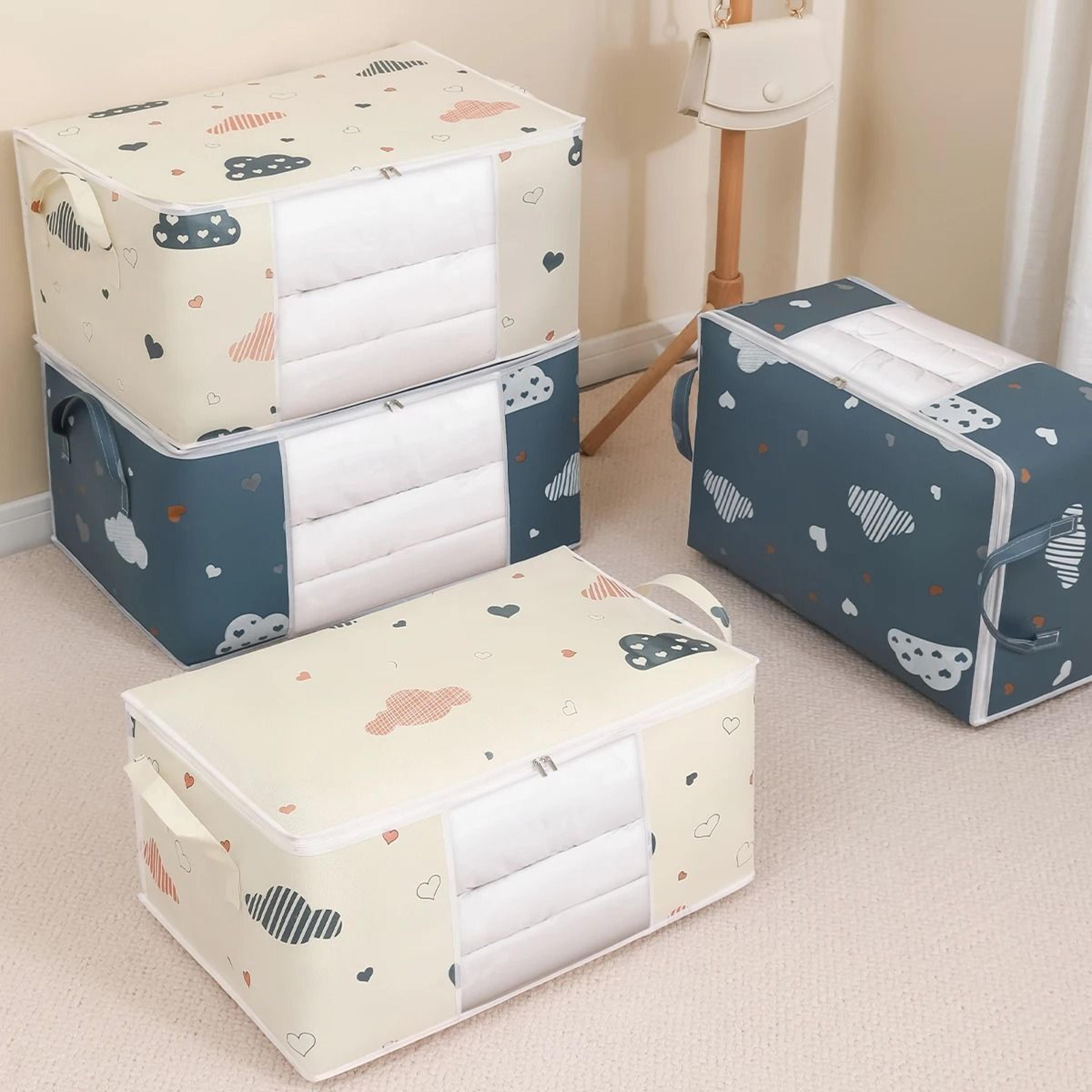large capacity quilt clothes storage bag dustproof duvet organizer pouch