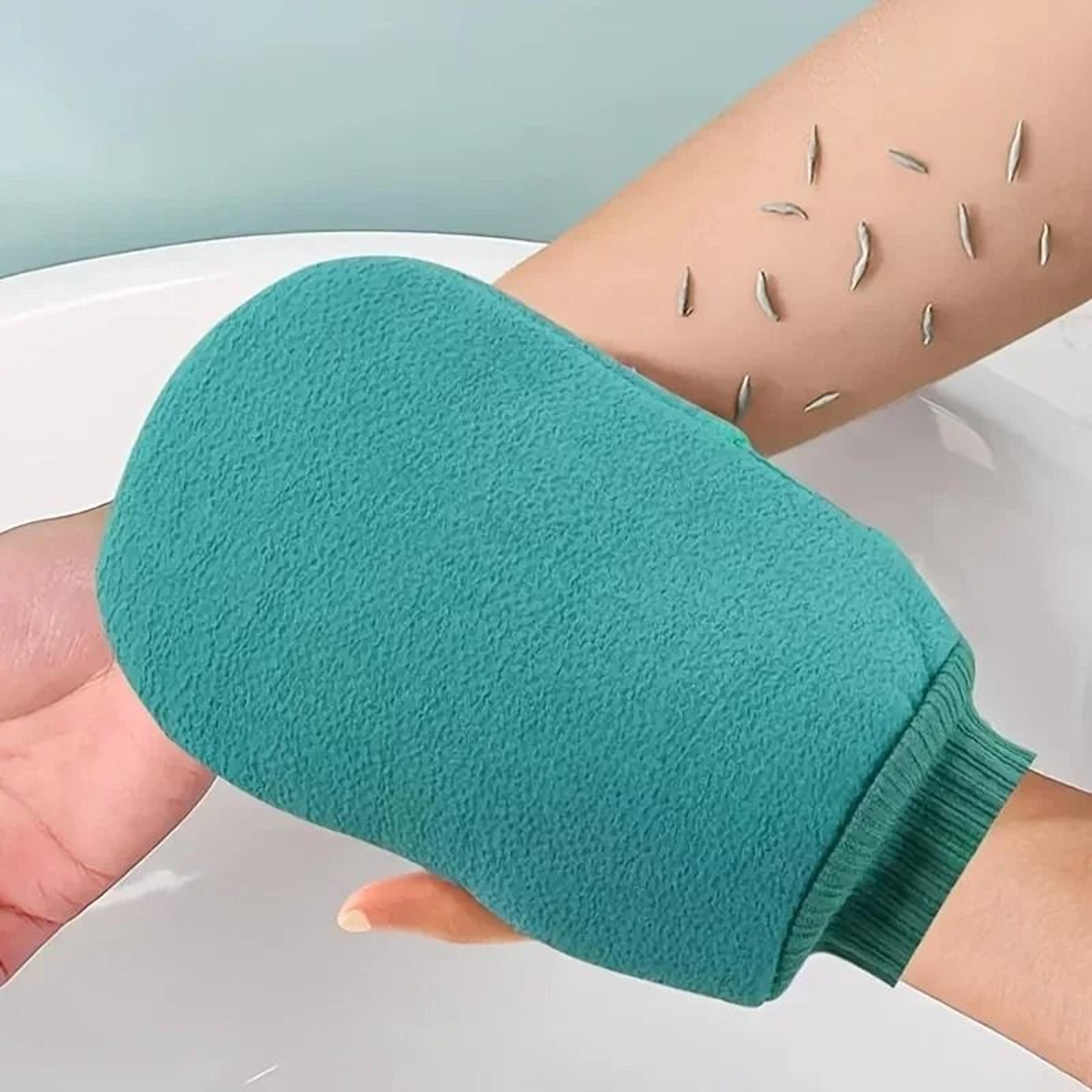 exfoliating gloves for dead skin bath shower spa scrubbing washcloth