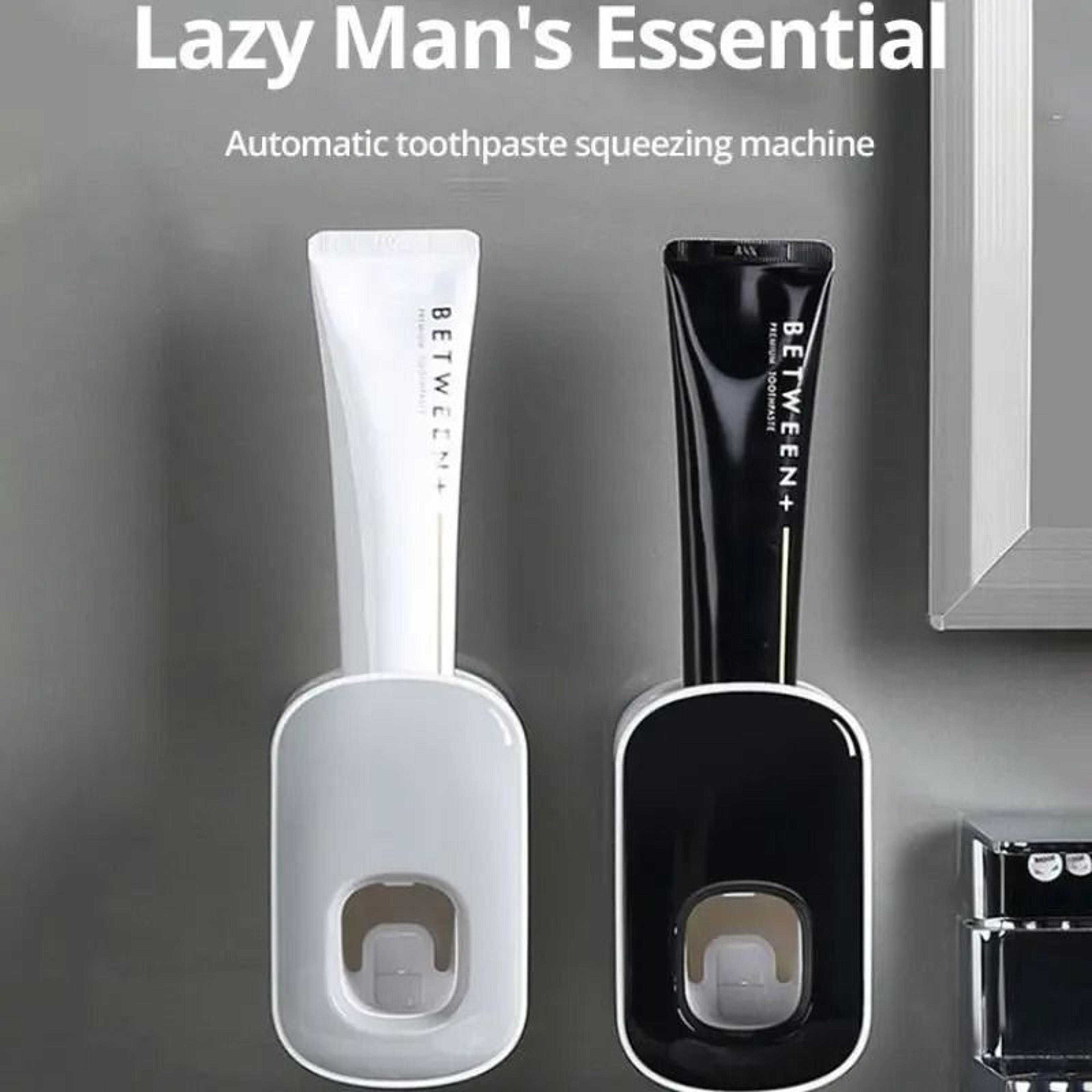 automatic toothpaste dispenser wall mount squeezer bathroom organizer