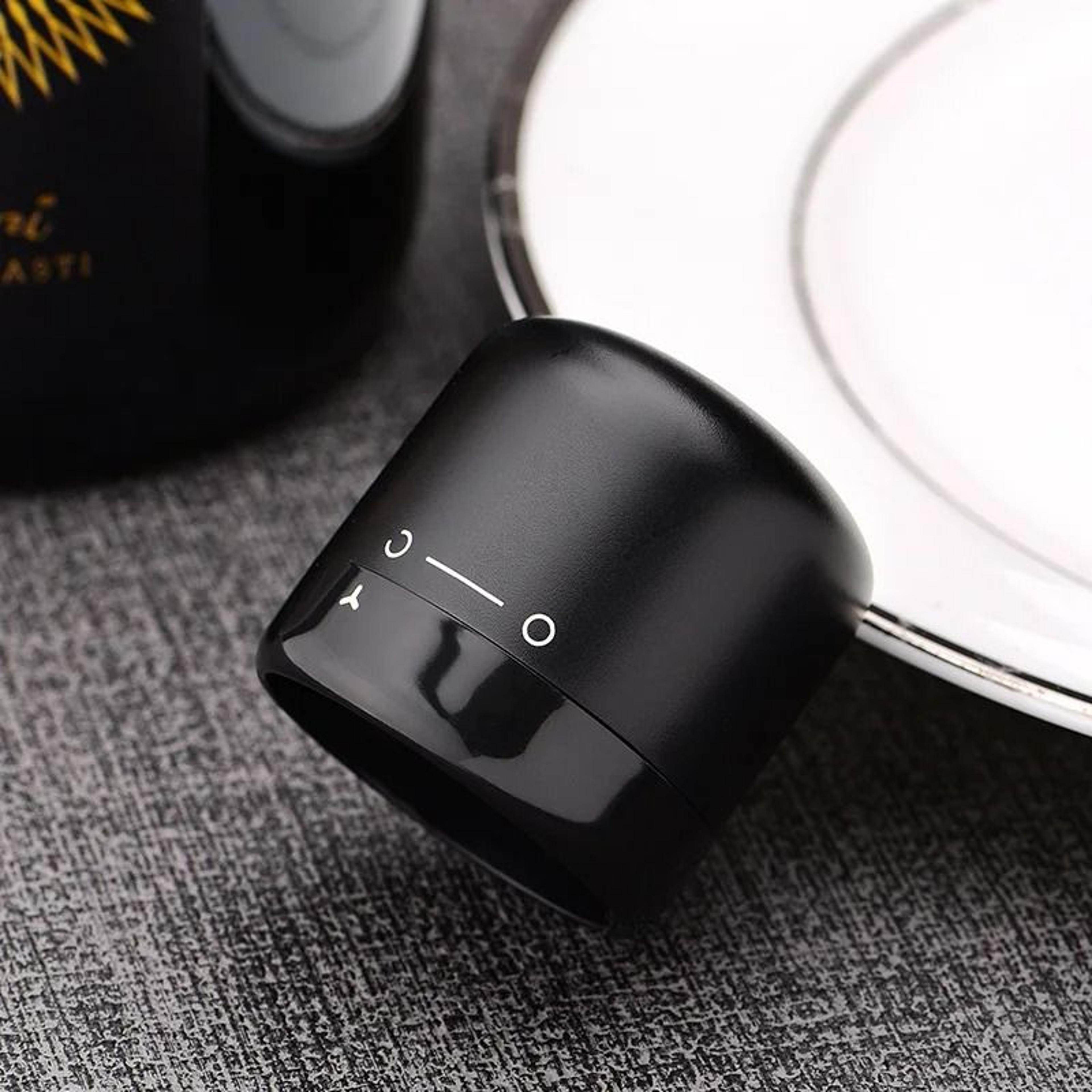 rotary lock vacuum wine stopper leak proof champagne preserver cap