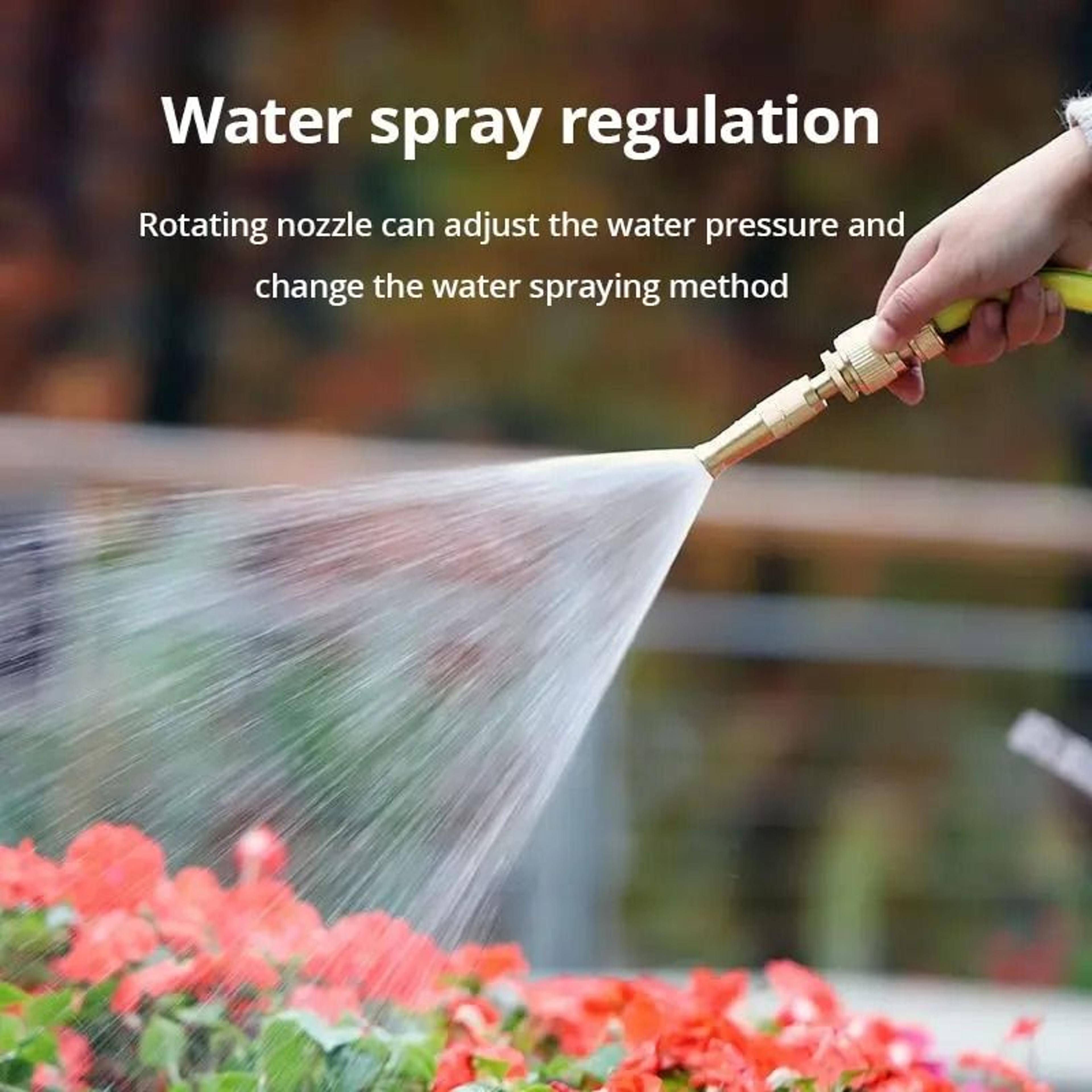 brass hose nozzle high pressure adjustable spray gun car wash sprinkler