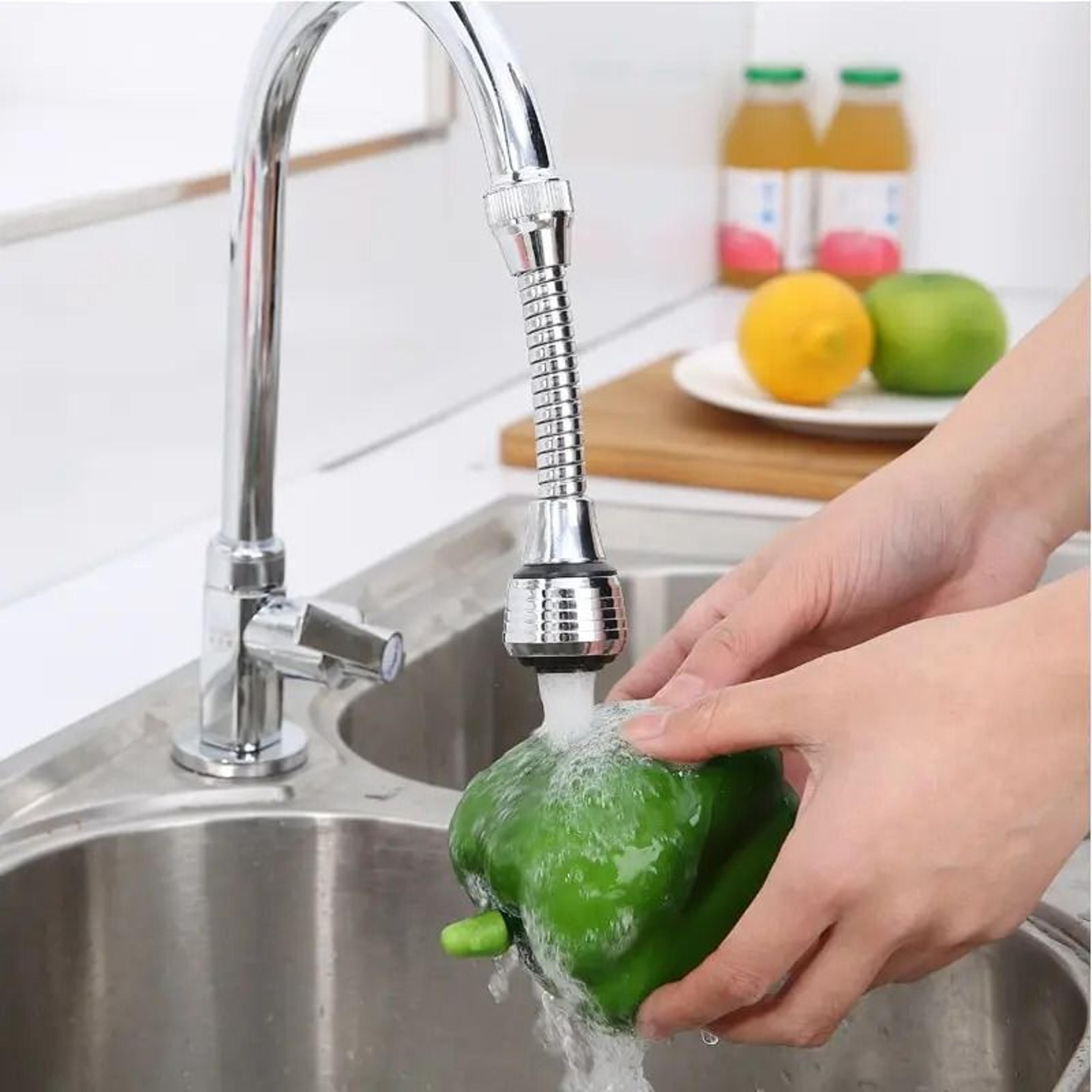 360 degree rotating stainless steel kitchen faucet adapter aerator sprayer