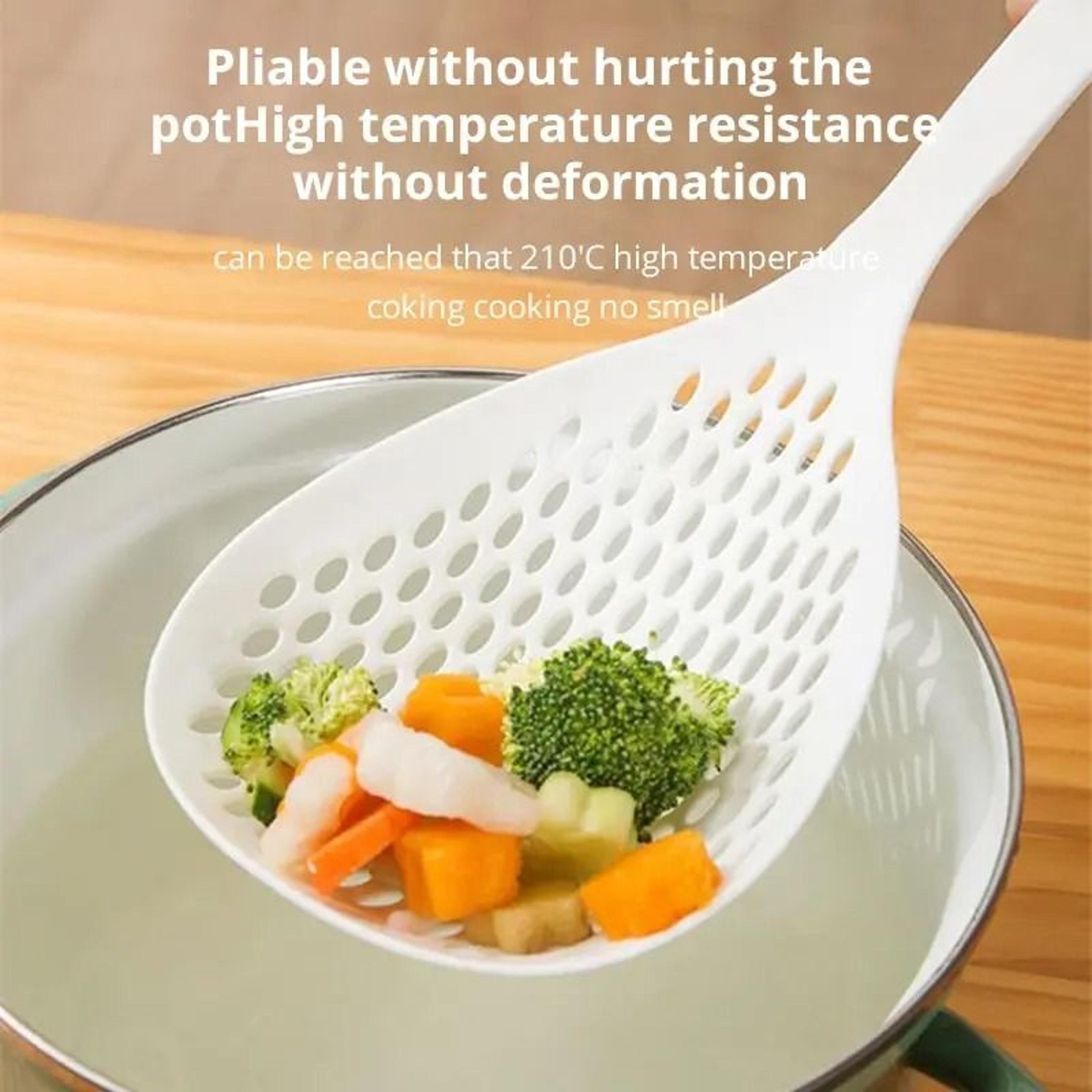 large capacity strainer spoon heat resistant dumpling colander skimmer