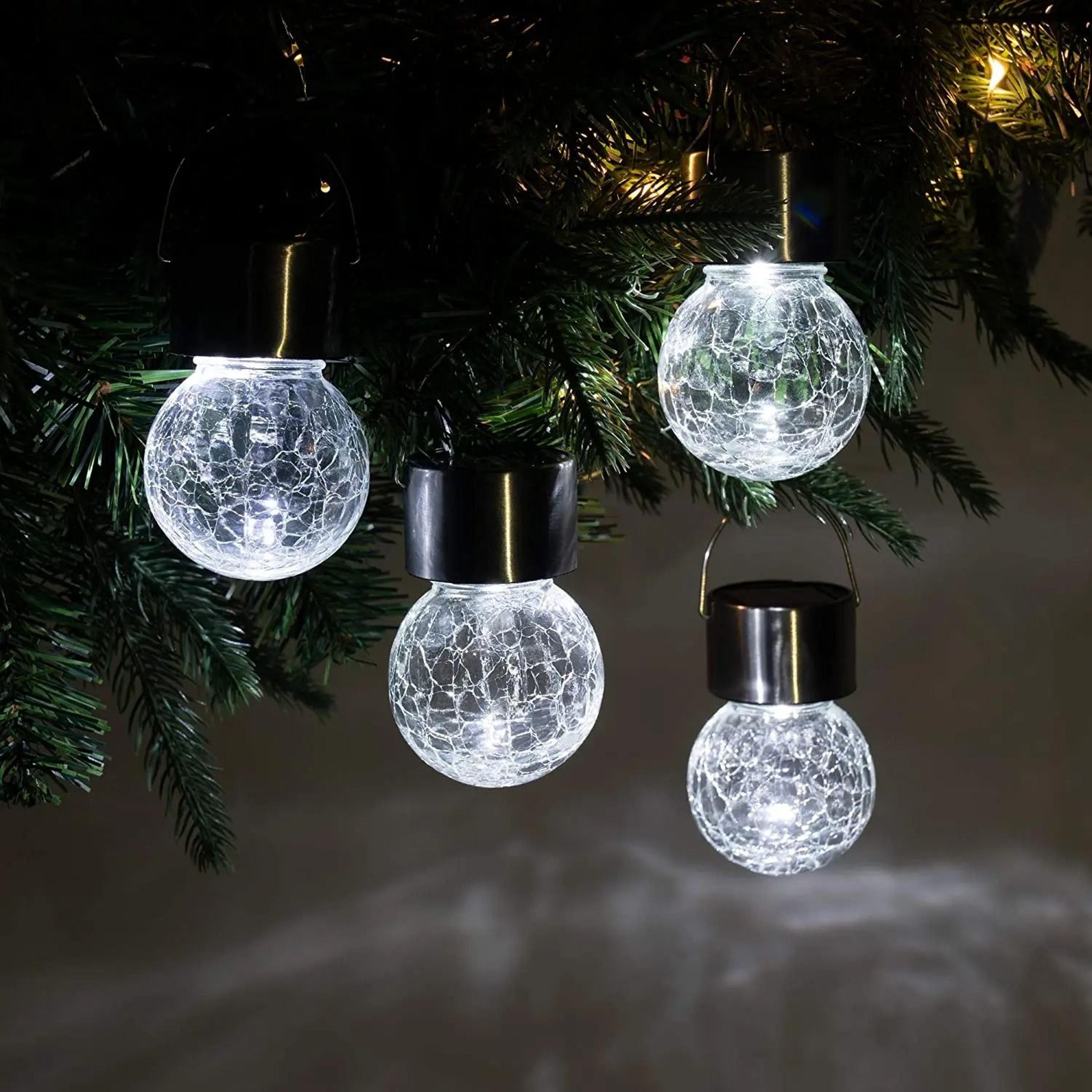 solar powered led festoon bulb string lights outdoor street garden decor lamp