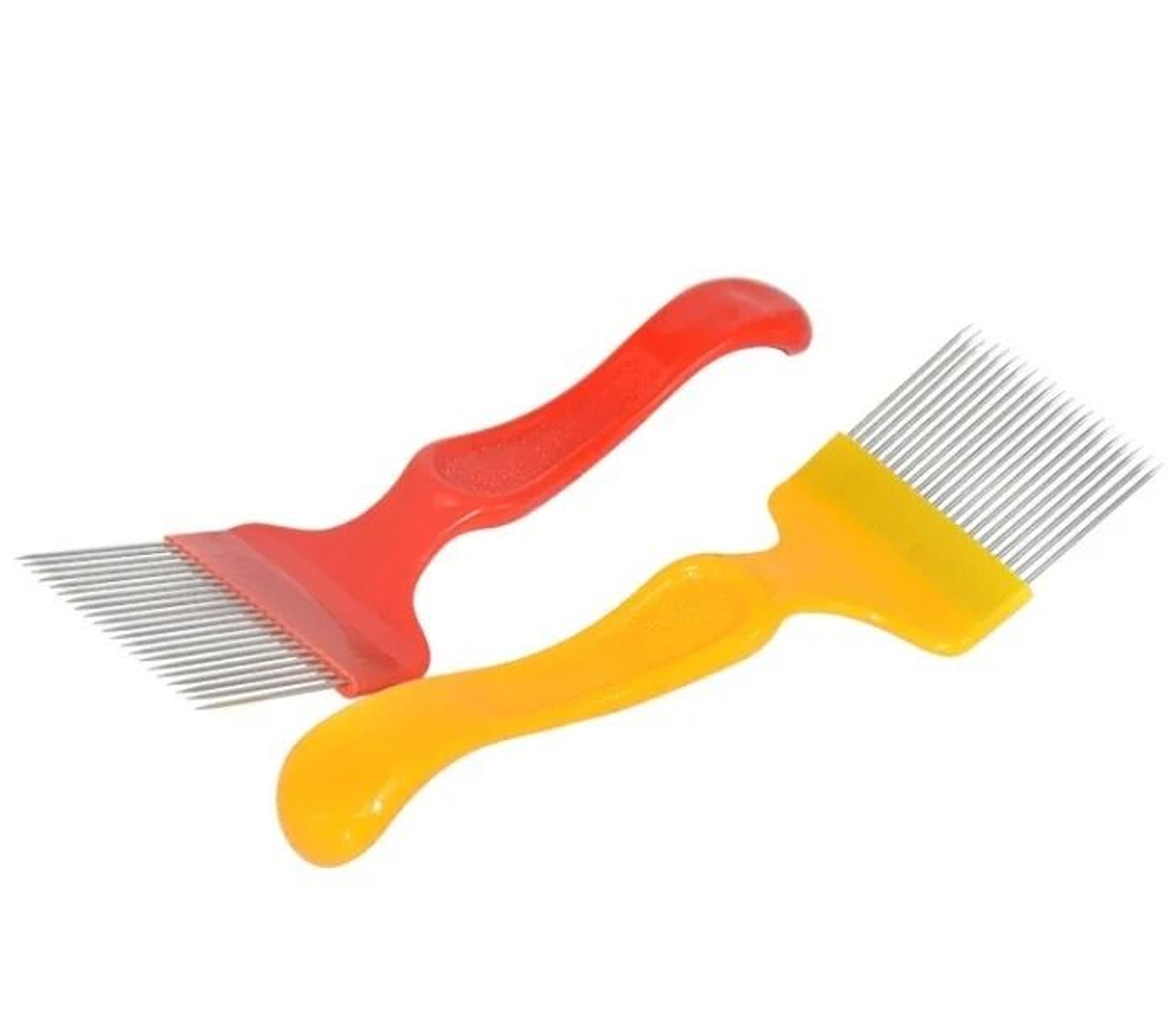 18-pin stainless steel bee honey uncapping fork beekeeping sparse rake comb tool