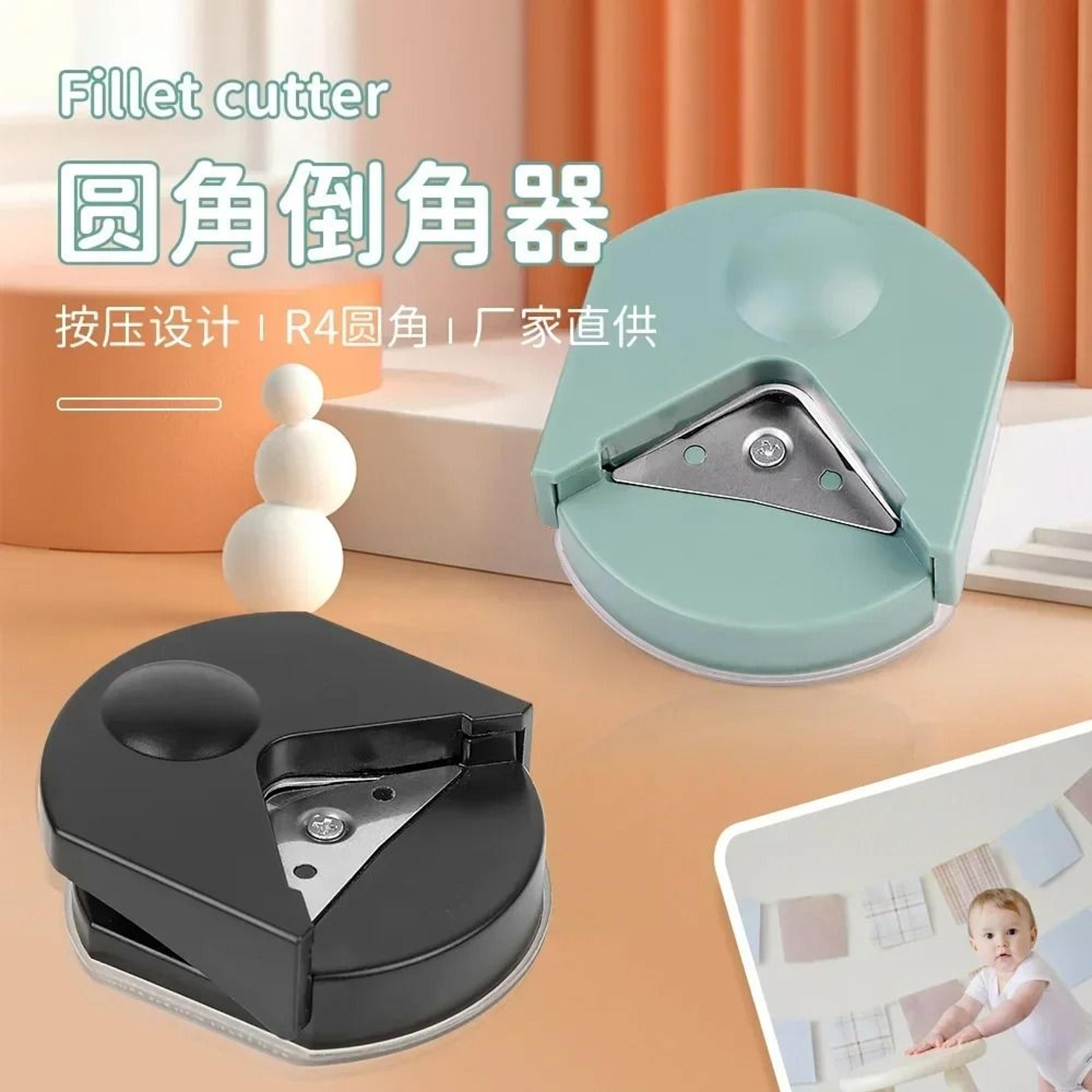 mini paper corner rounder punch & heavy-duty pvc card chamfer trimmer