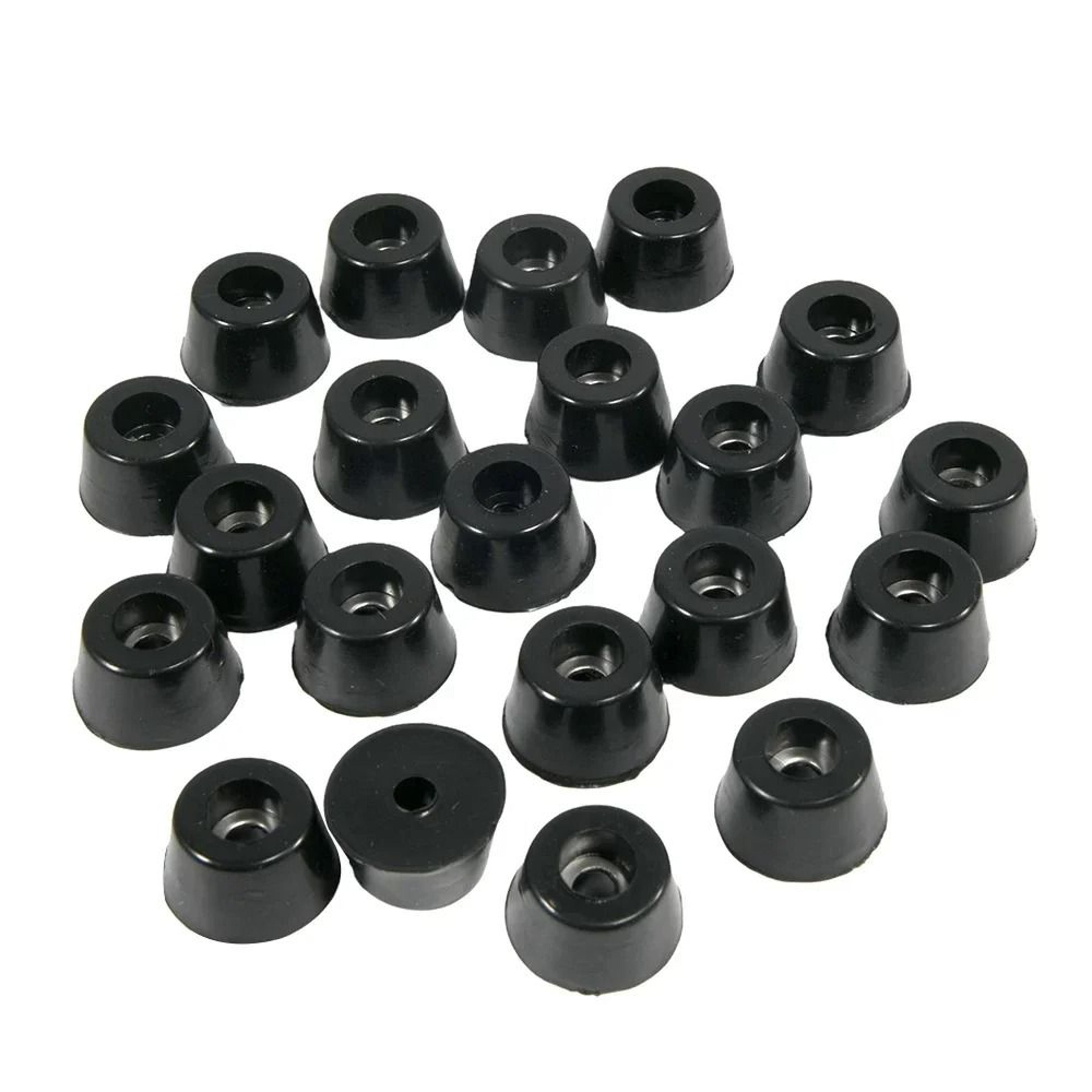 rubber tile floor protectors & non-slip furniture feet pads set