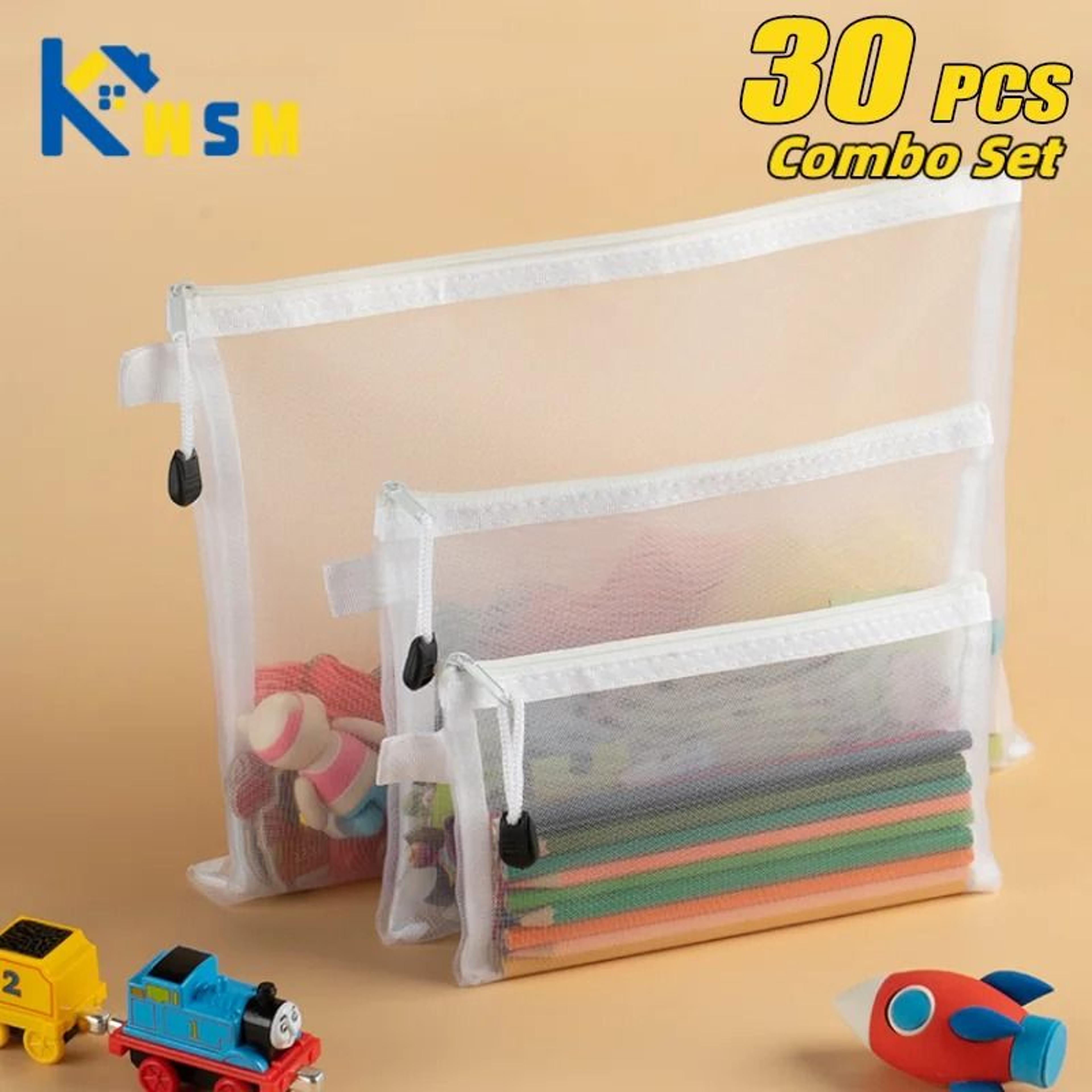 multi-purpose mesh zipper file bag & waterproof storage organizer