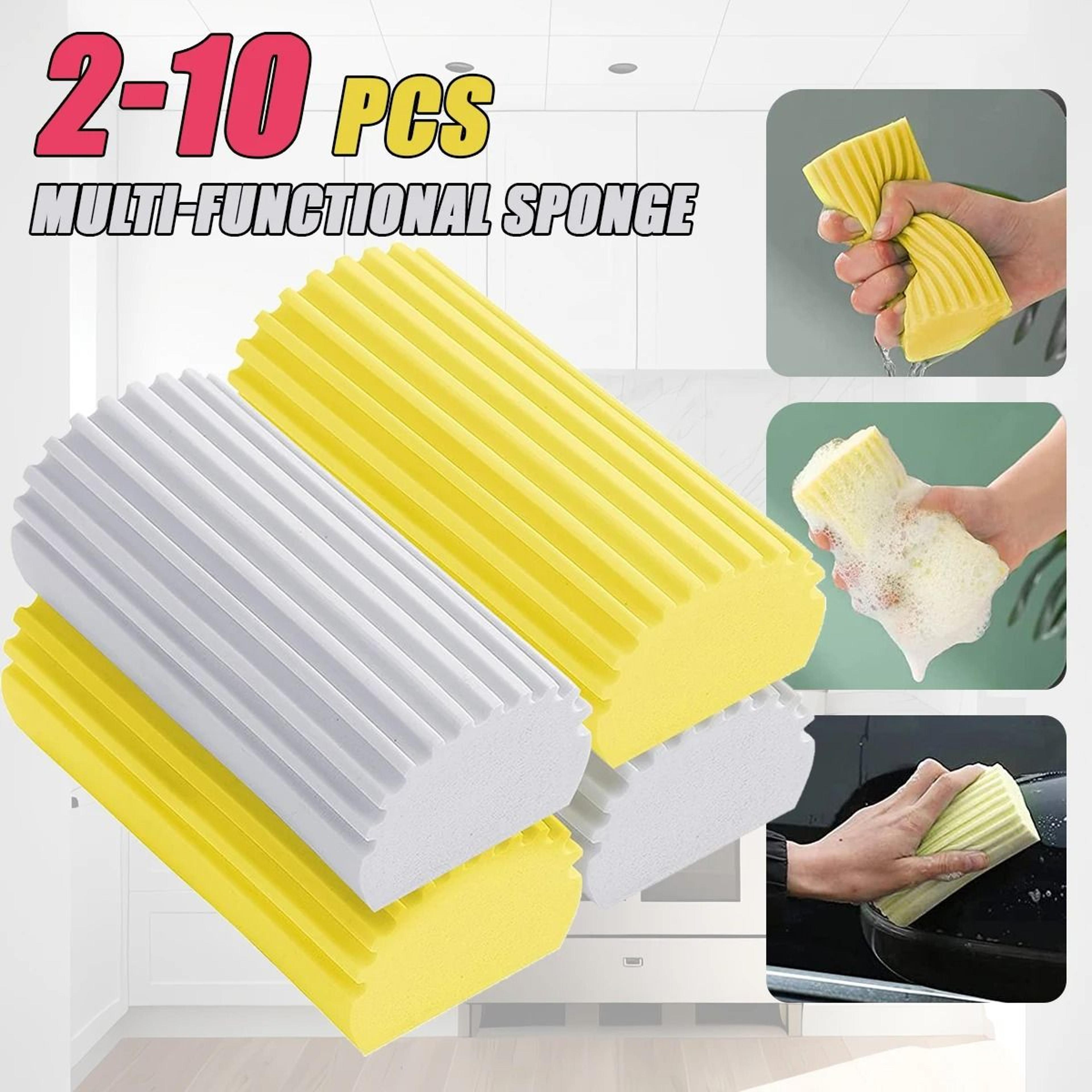 multi-functional high-density pva cleaning sponge set - ultra-absorbent household & car washing blocks