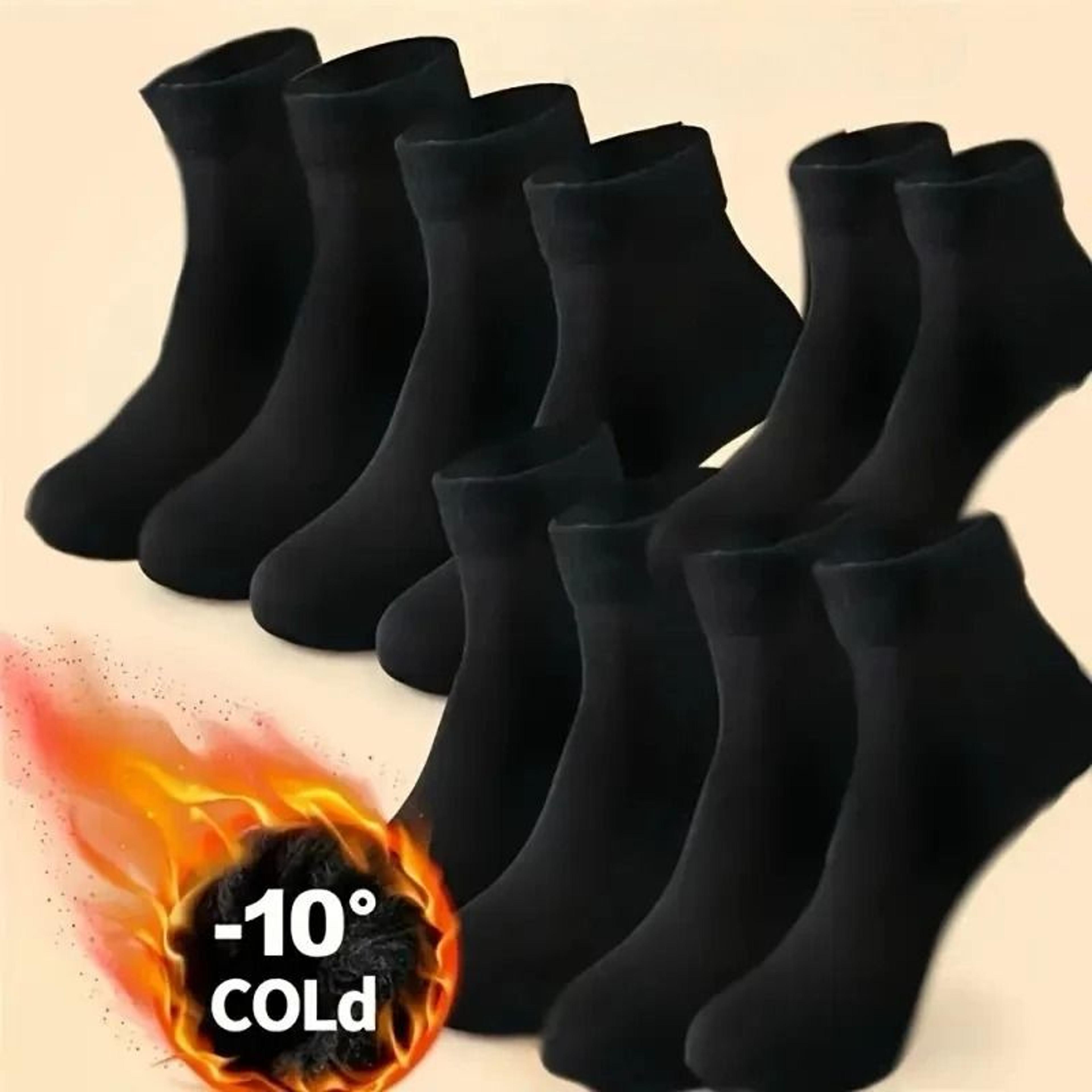 women's winter warm short thermal socks - thick cashmere wool & velvet floor socks